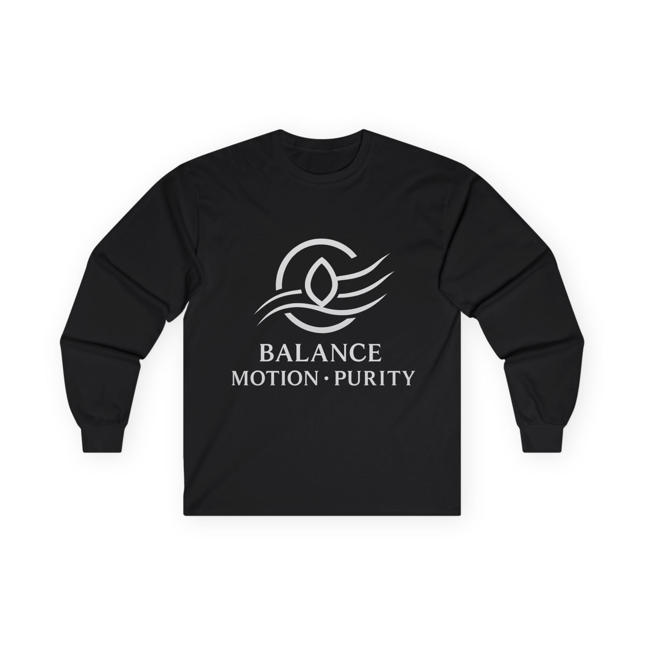Balance Motion Purity Long Sleeve Tee — SYNÉ Essence of Balance Shirt