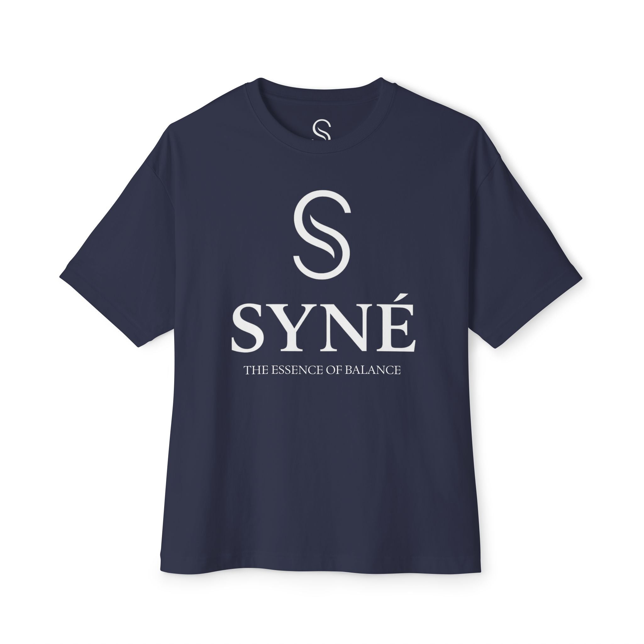 SYNE Minimal Logo Tee | Pink boxy t-shirt
