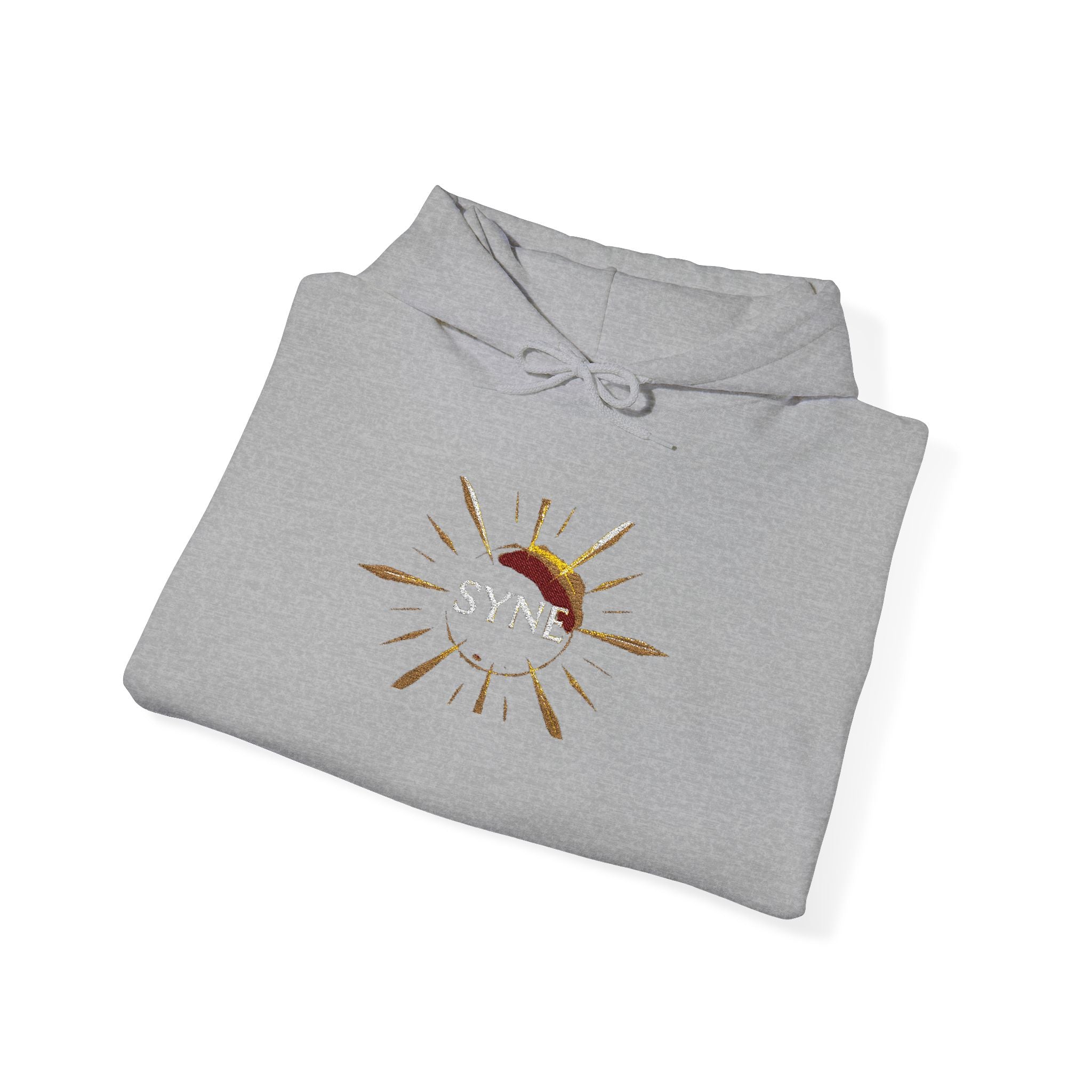 Sunflower Moon Graphic Hoodie — Boho Floral Celestial Sweatshirt