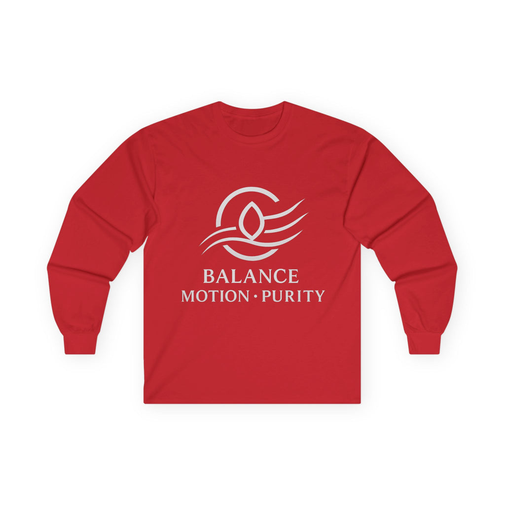 Balance Motion Purity Long Sleeve Tee — SYNÉ Essence of Balance Shirt