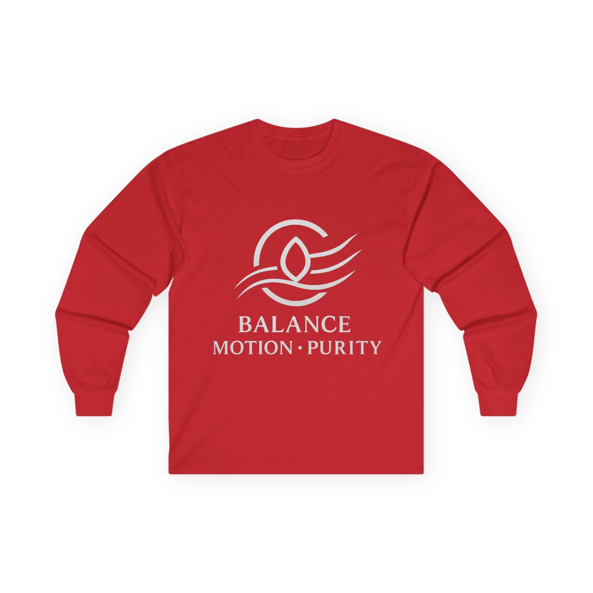 Balance Motion Purity Long Sleeve Tee — SYNÉ Essence of Balance Shirt