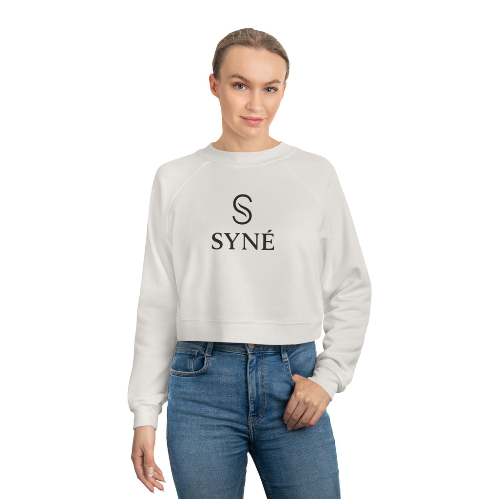 Cropped Pullover — SYNÉ 'Balance. Motion. Purity' Women's Fleece
