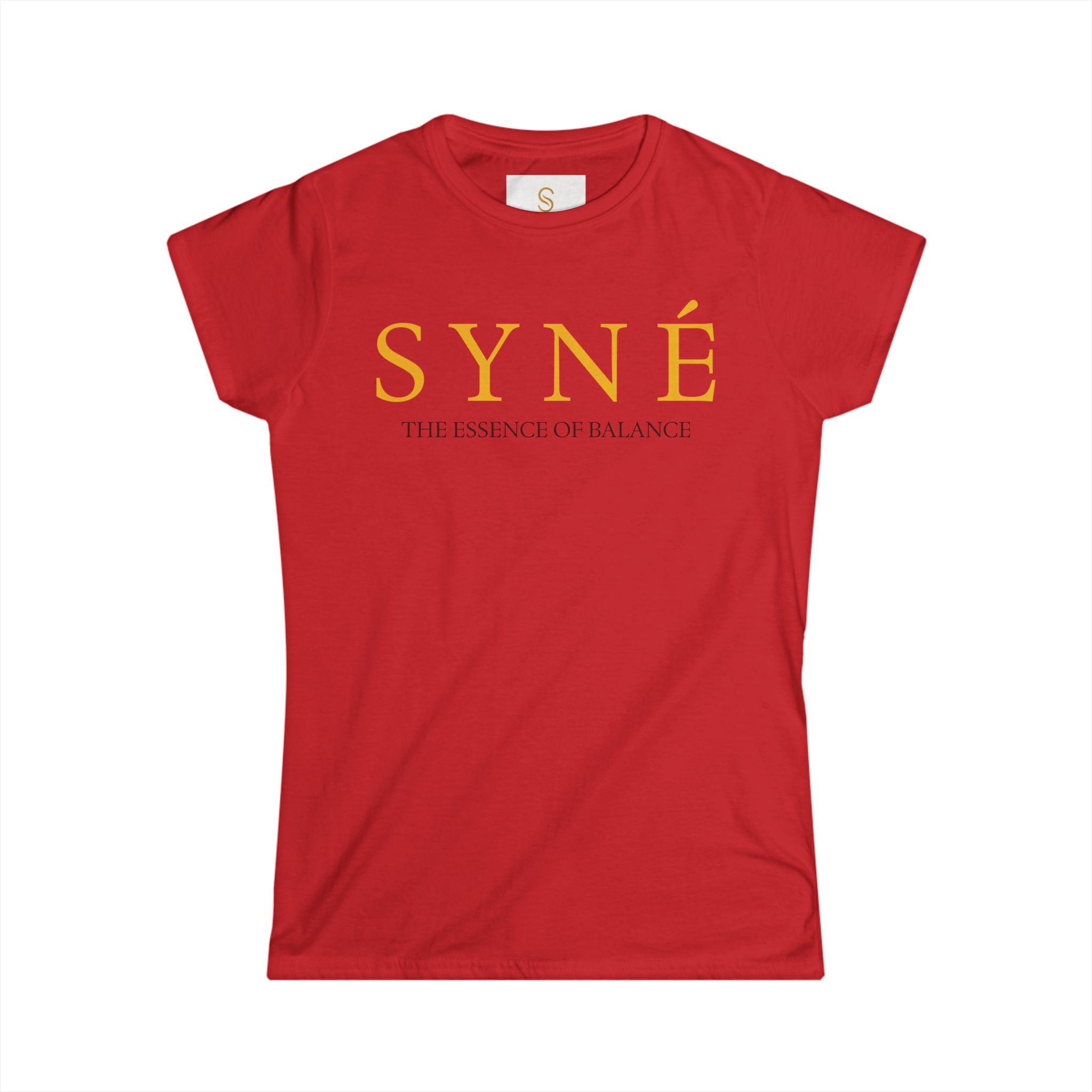 SYNÉ wordmark Tee | minimalist wellness logo t-shirt