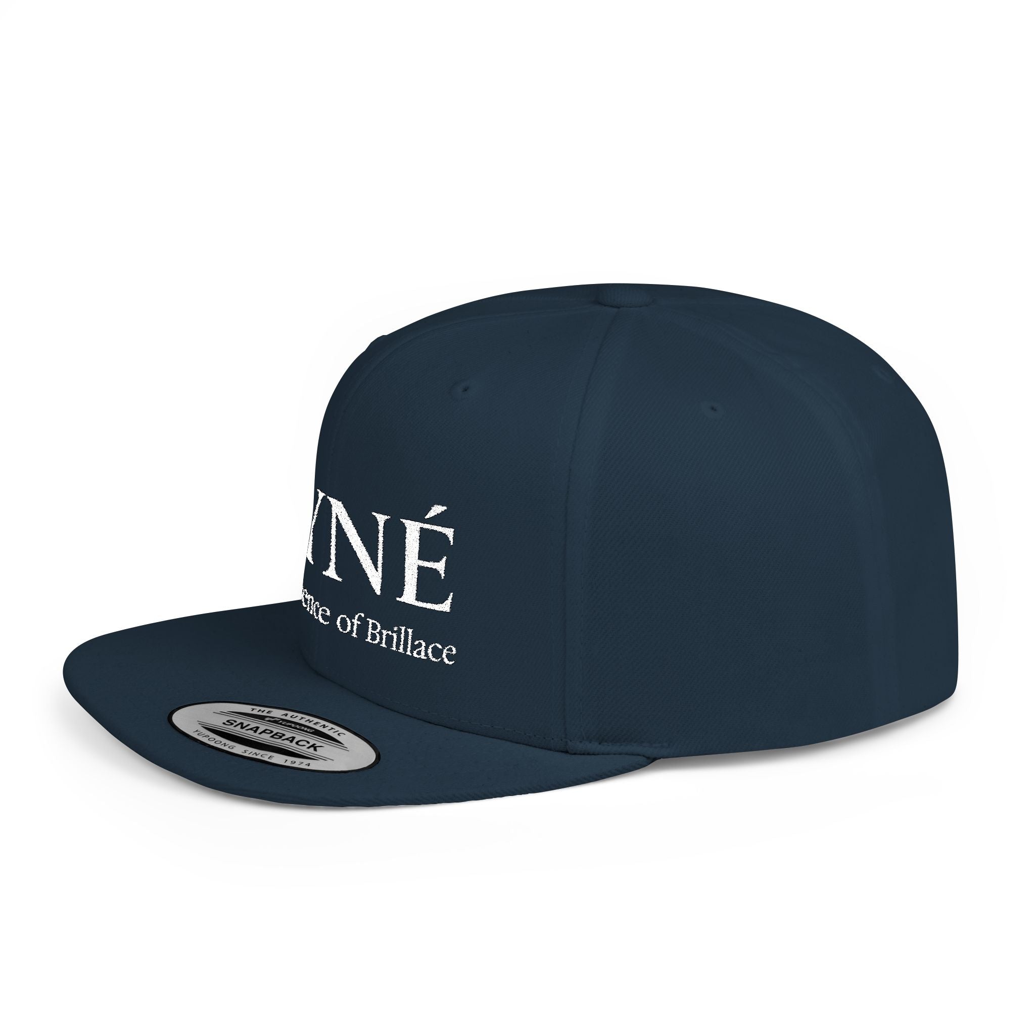 Snapback Hat — SYNÉ "The Essence of Brilliance" Flat Bill Cap