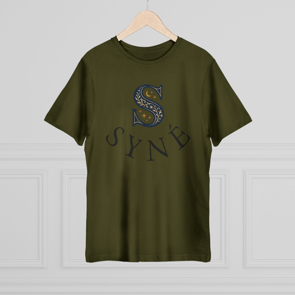 Syne Monogram T-Shirt — 'SYNE' Floral S Design, Balance Motion Purity Back Print