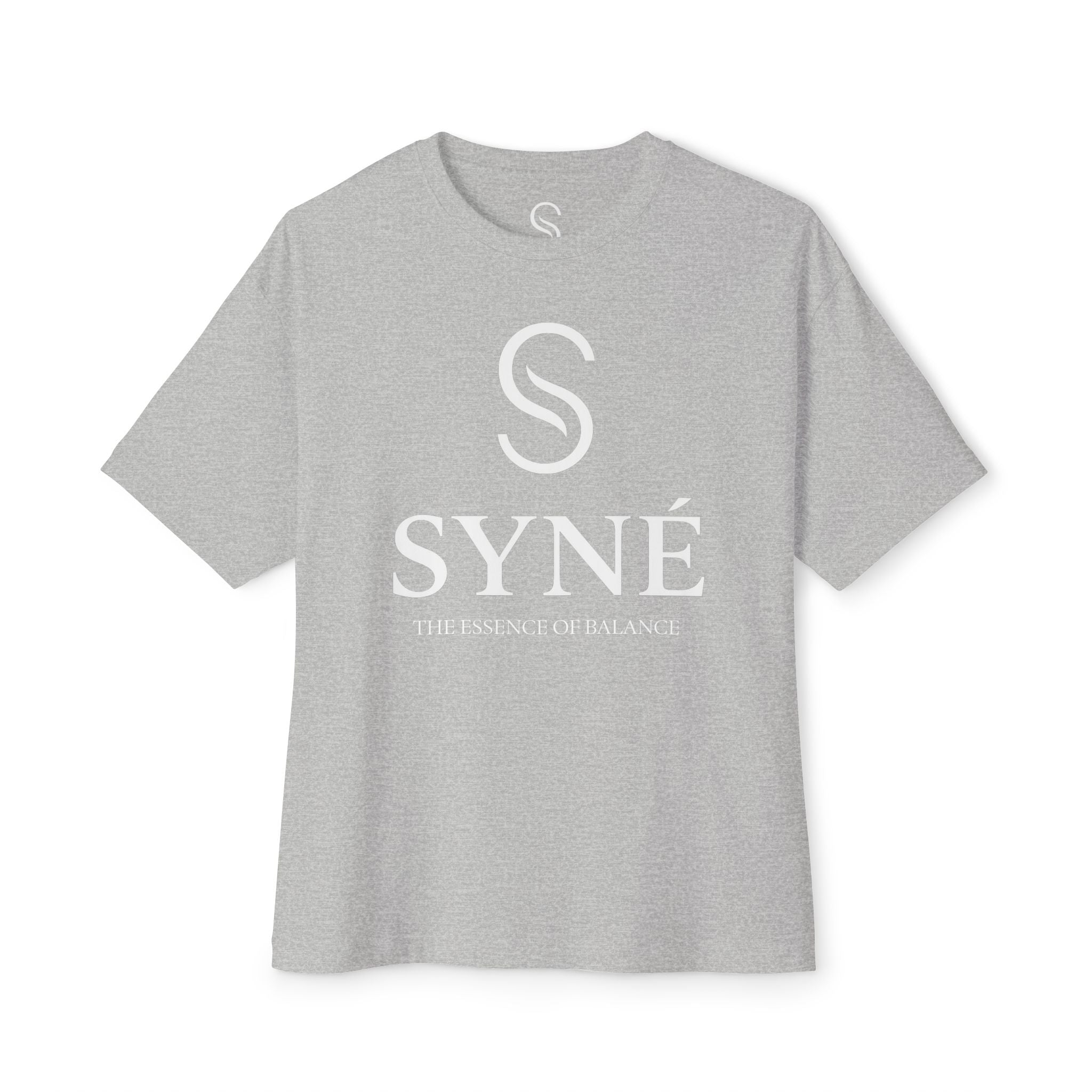 SYNE Minimal Logo Tee | Pink boxy t-shirt