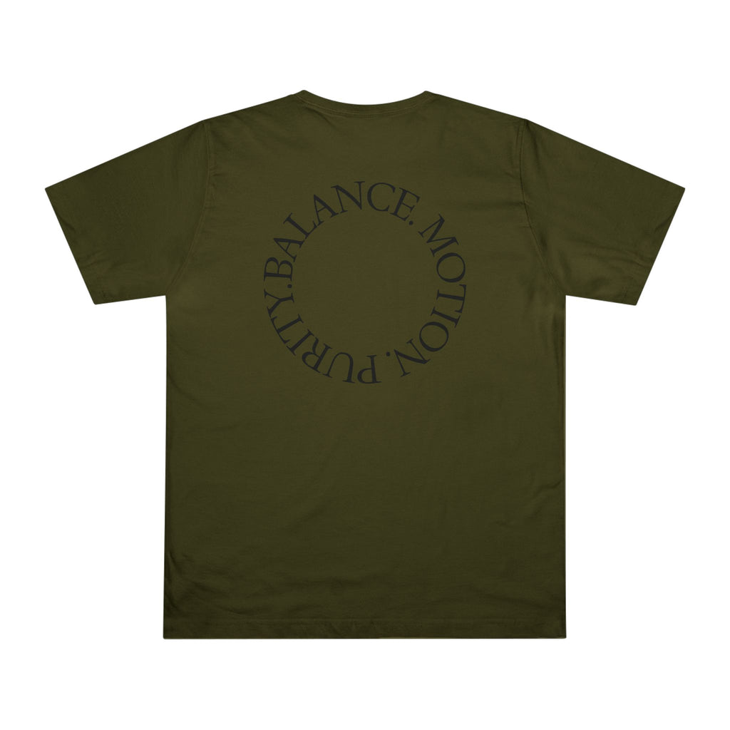 Syne Monogram T-Shirt — 'SYNE' Floral S Design, Balance Motion Purity Back Print