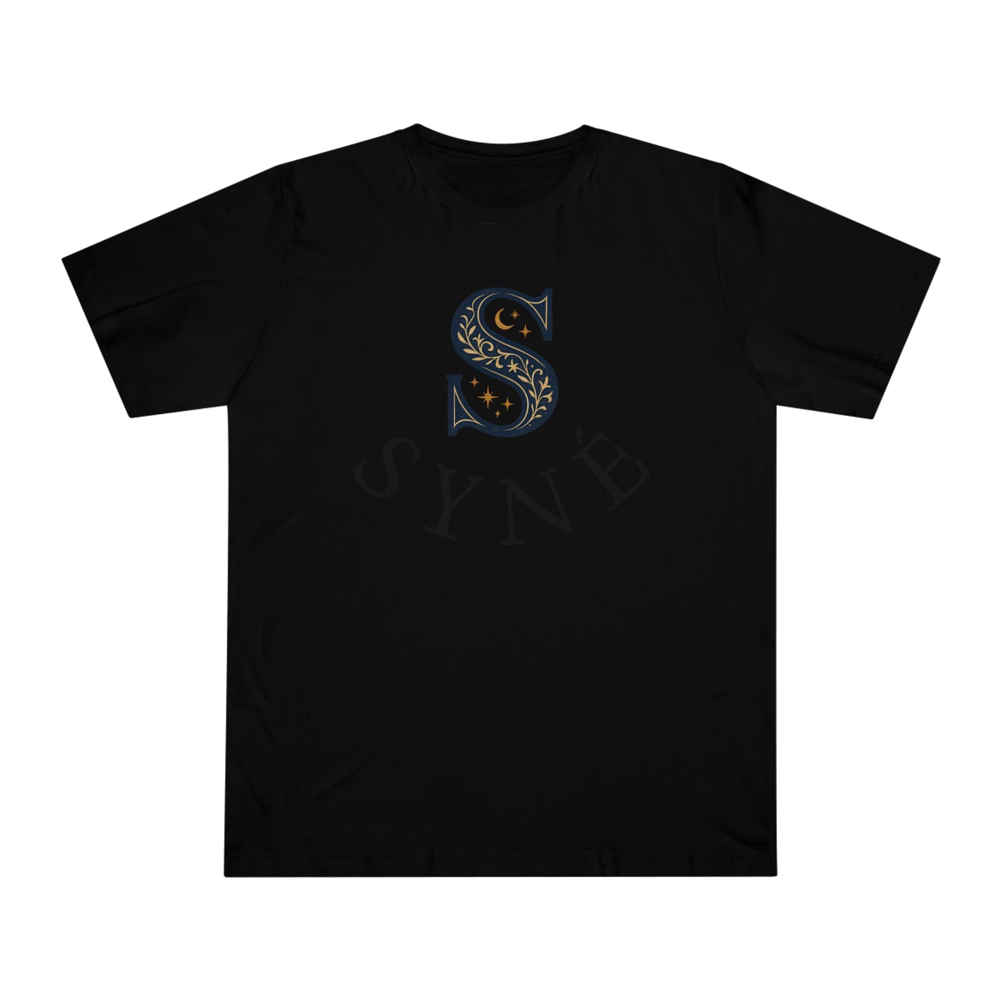 Syne Monogram T-Shirt — 'SYNE' Floral S Design, Balance Motion Purity Back Print