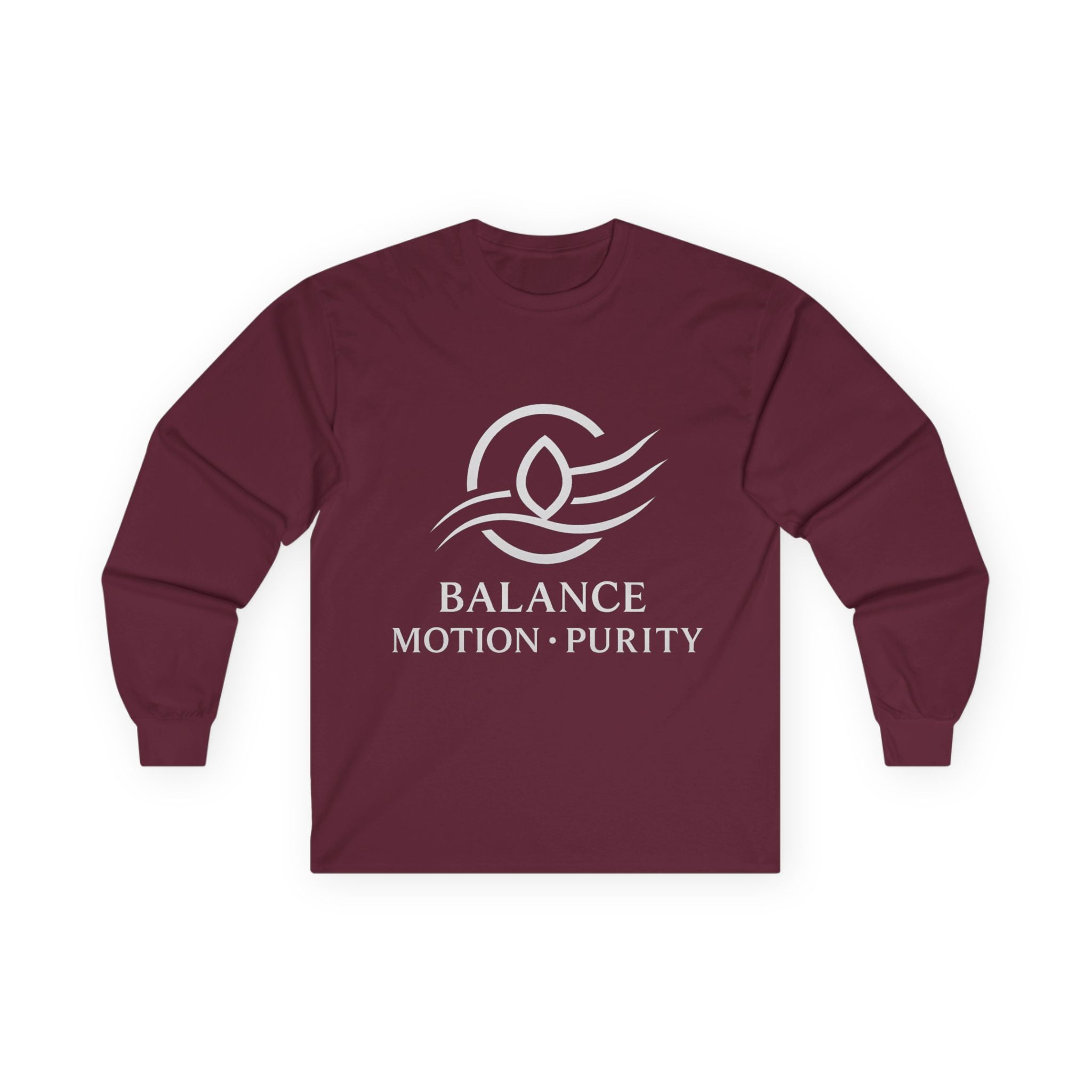 Balance Motion Purity Long Sleeve Tee — SYNÉ Essence of Balance Shirt
