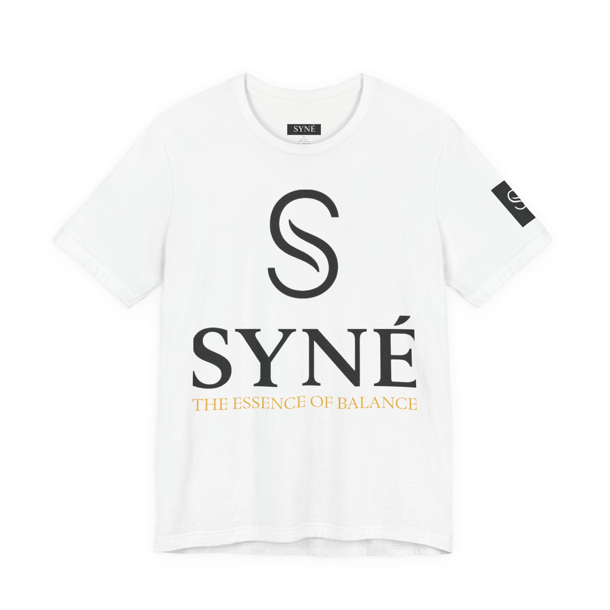 Syné Logo T-Shirt — "The Essence of Balance" Minimalist Tee