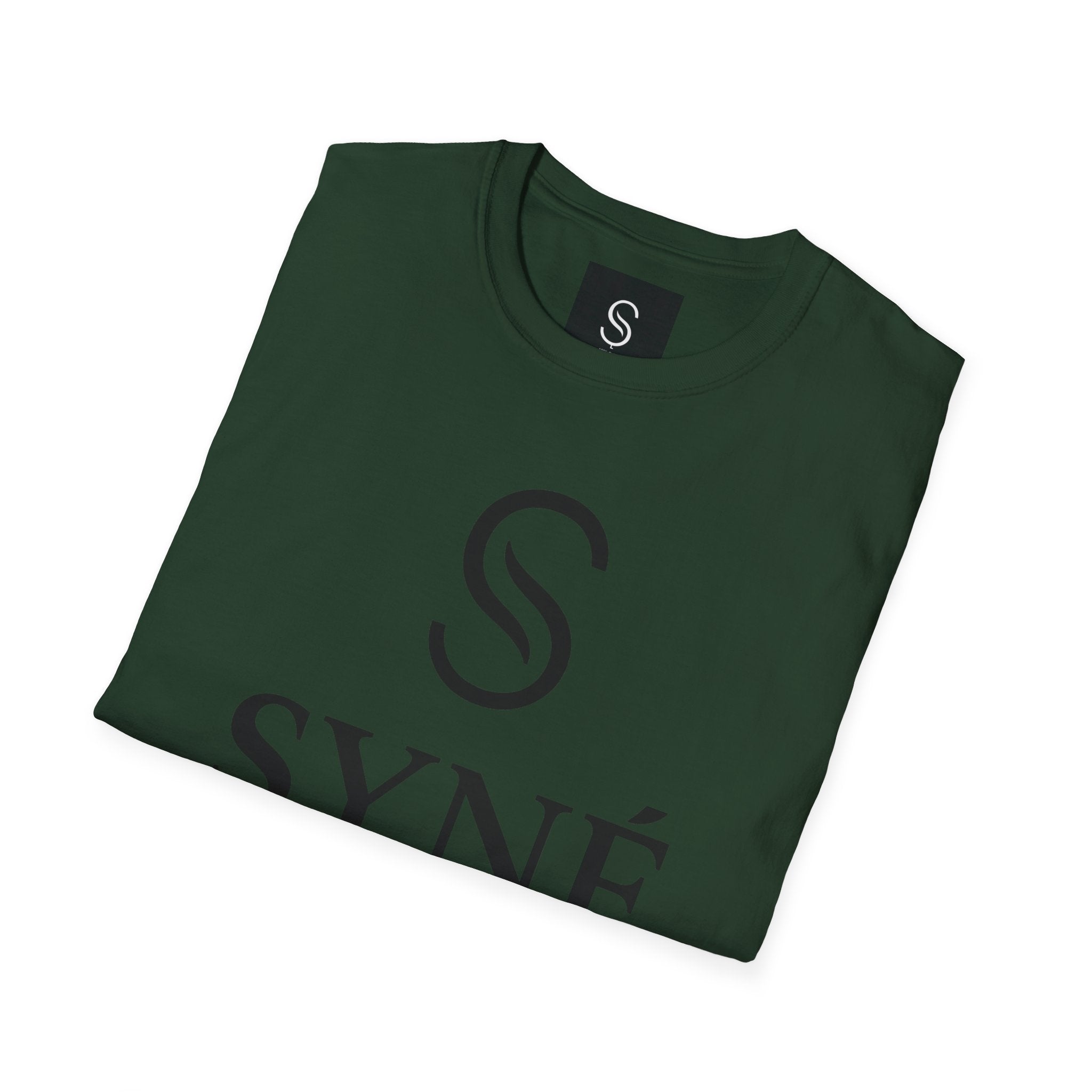 SYNE logo T-Shirt | Minimalist Monogram S Tee