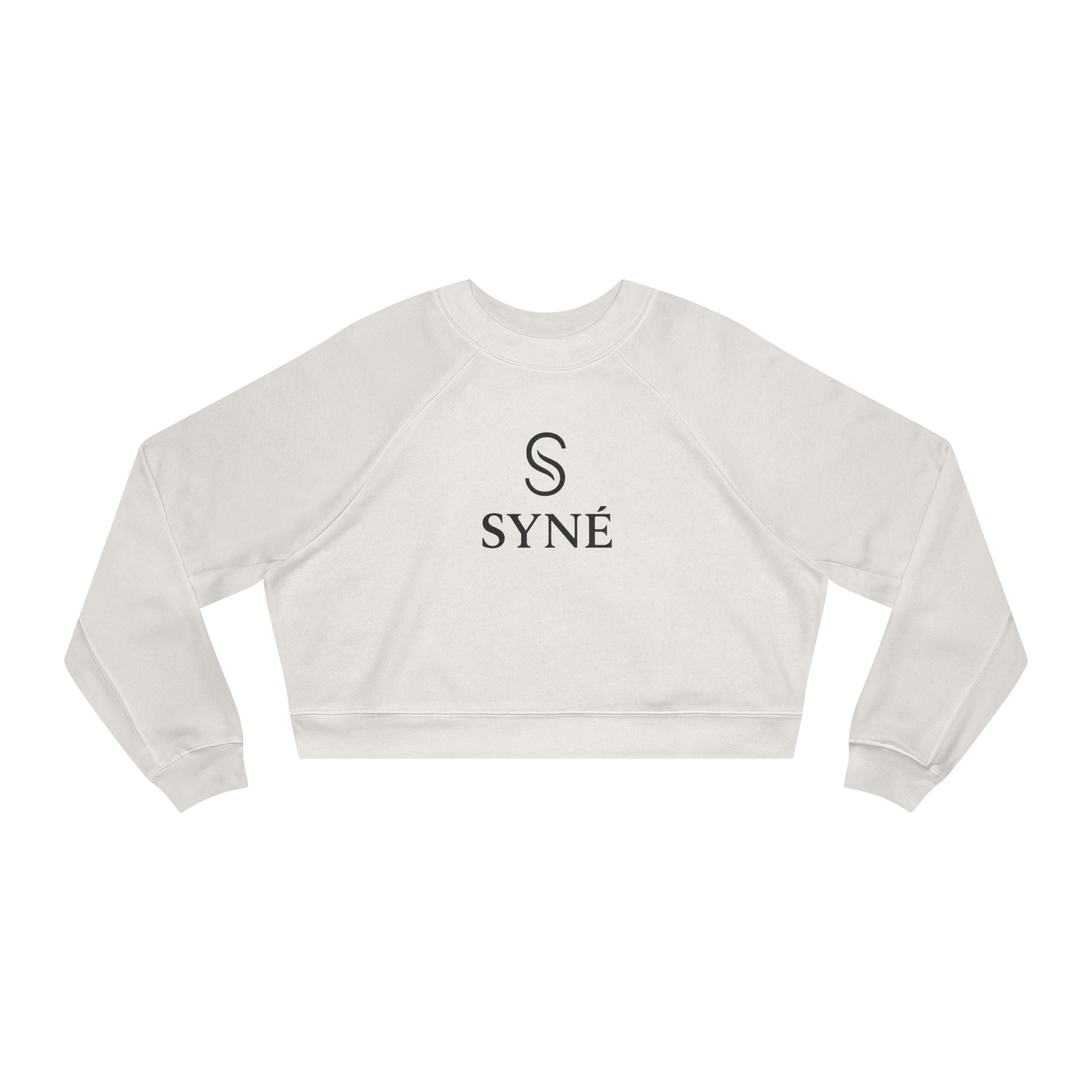 Cropped Pullover — SYNÉ 'Balance. Motion. Purity' Women's Fleece