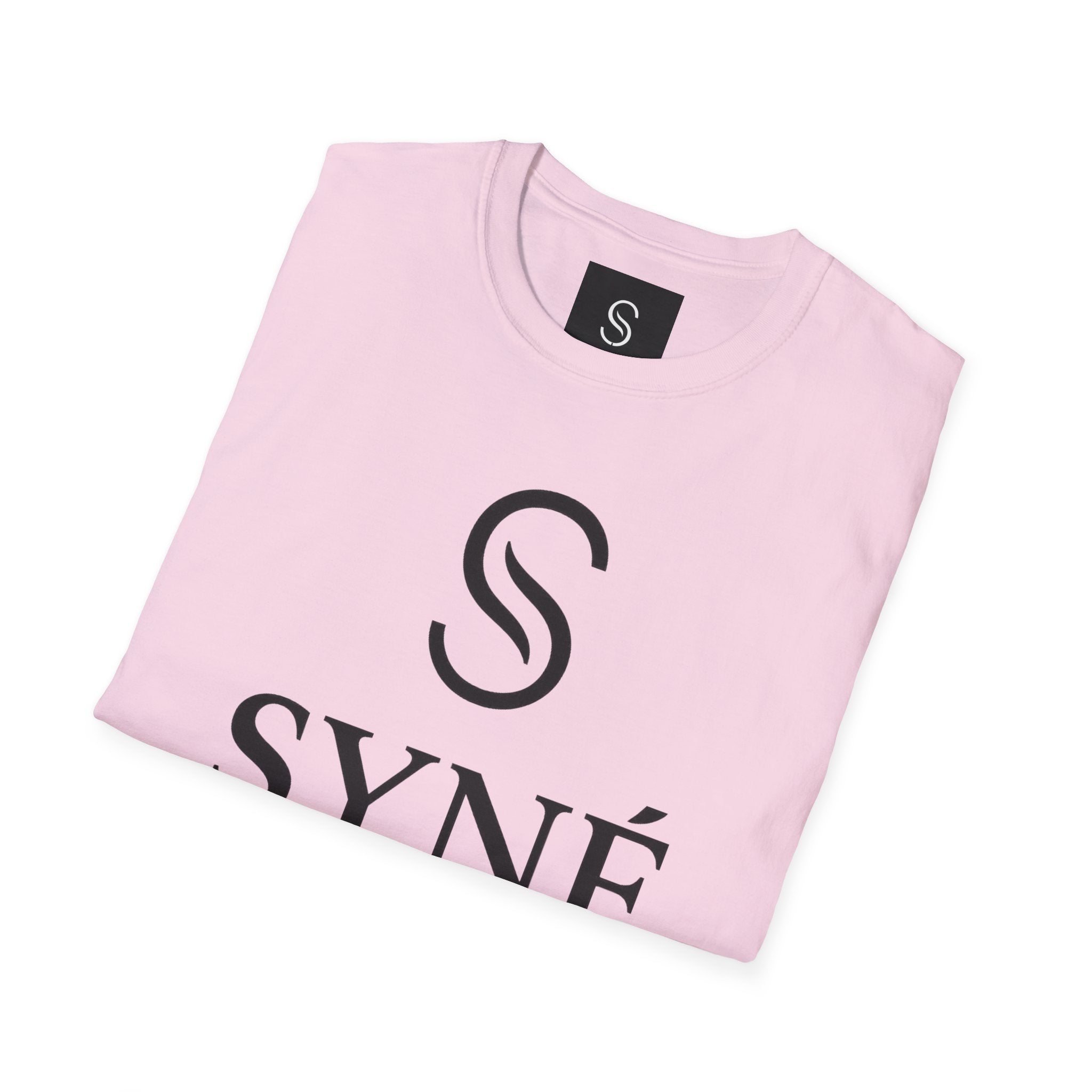SYNE logo T-Shirt | Minimalist Monogram S Tee