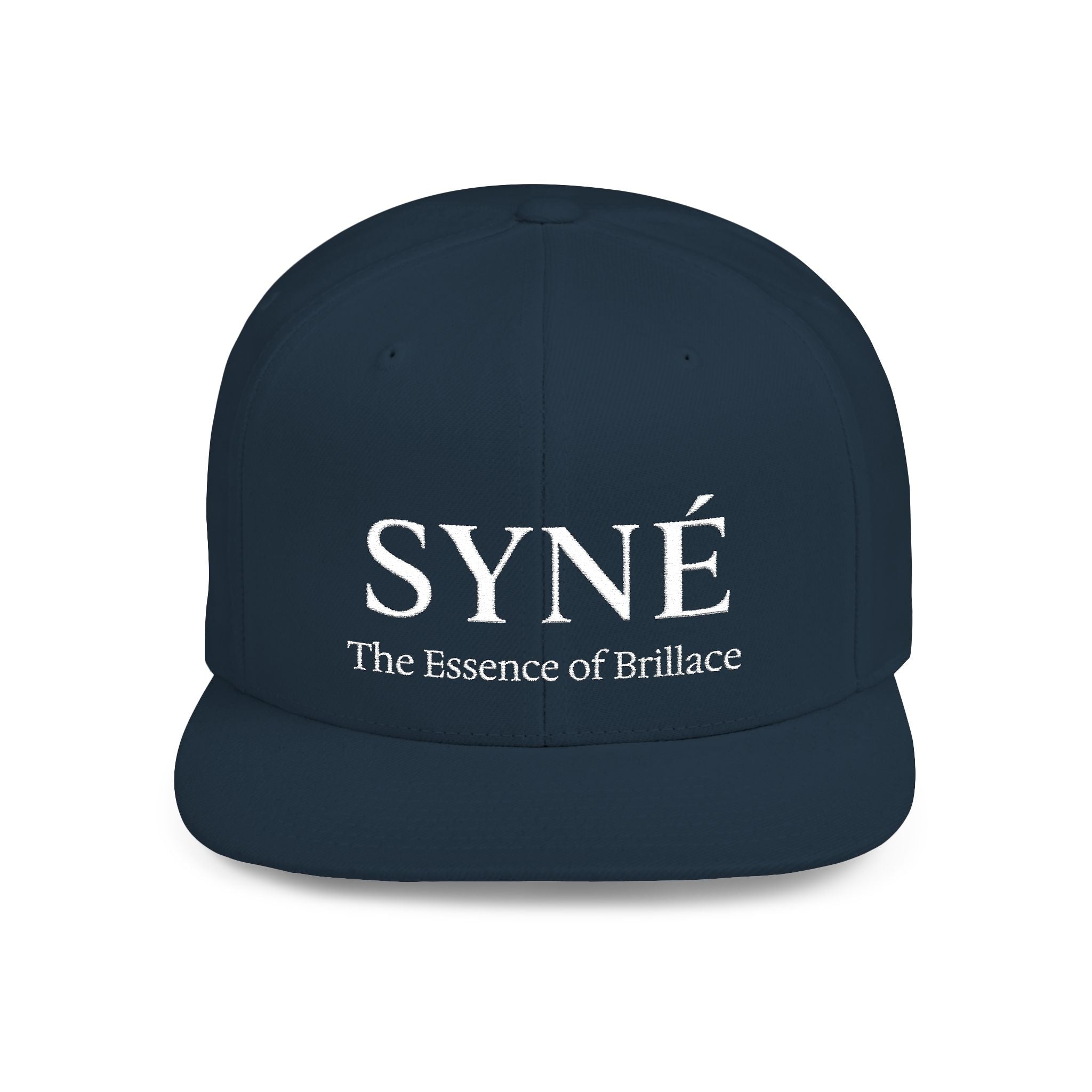 Snapback Hat — SYNÉ "The Essence of Brilliance" Flat Bill Cap
