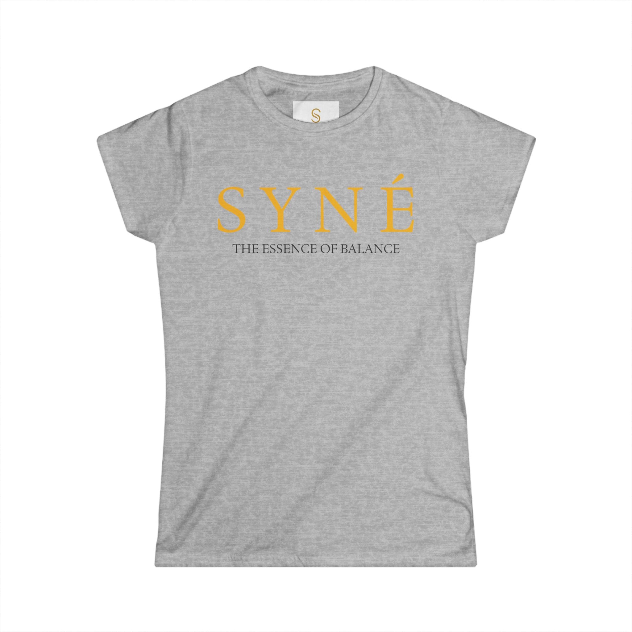 SYNÉ wordmark Tee | minimalist wellness logo t-shirt