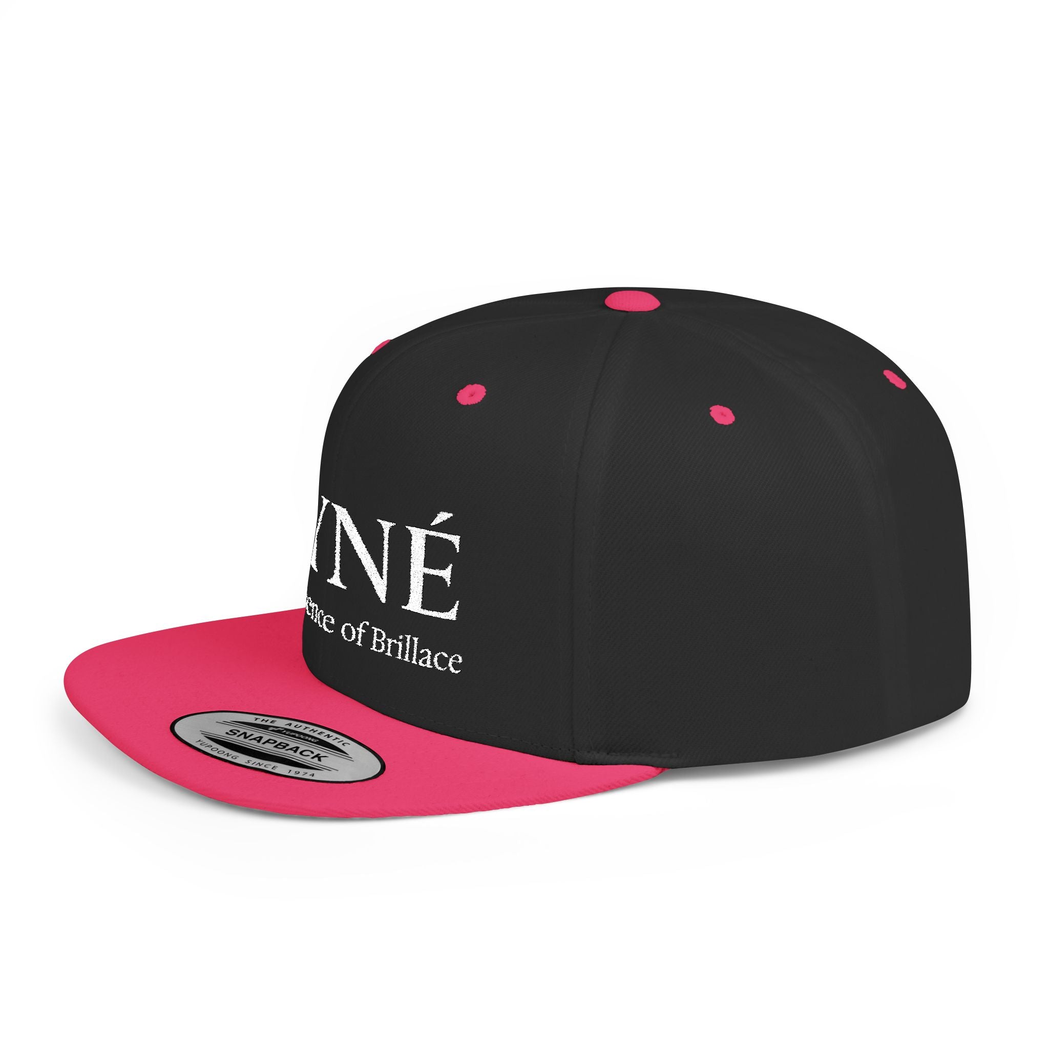 Snapback Hat — SYNÉ "The Essence of Brilliance" Flat Bill Cap