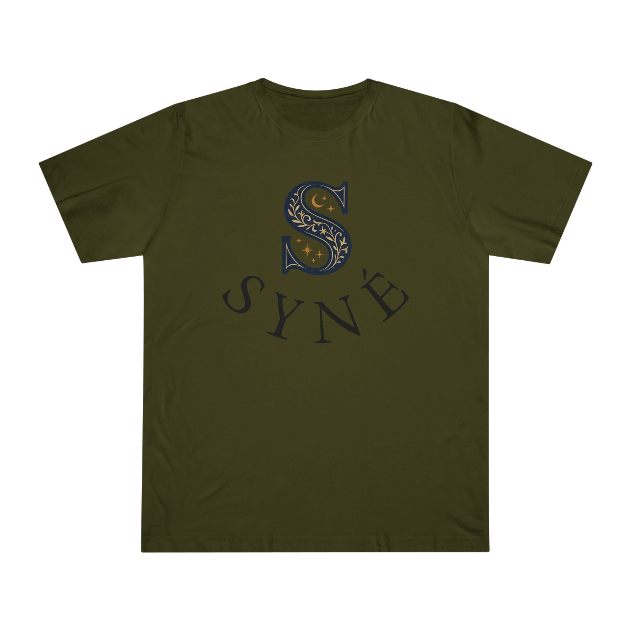 Syne Monogram T-Shirt — 'SYNE' Floral S Design, Balance Motion Purity Back Print