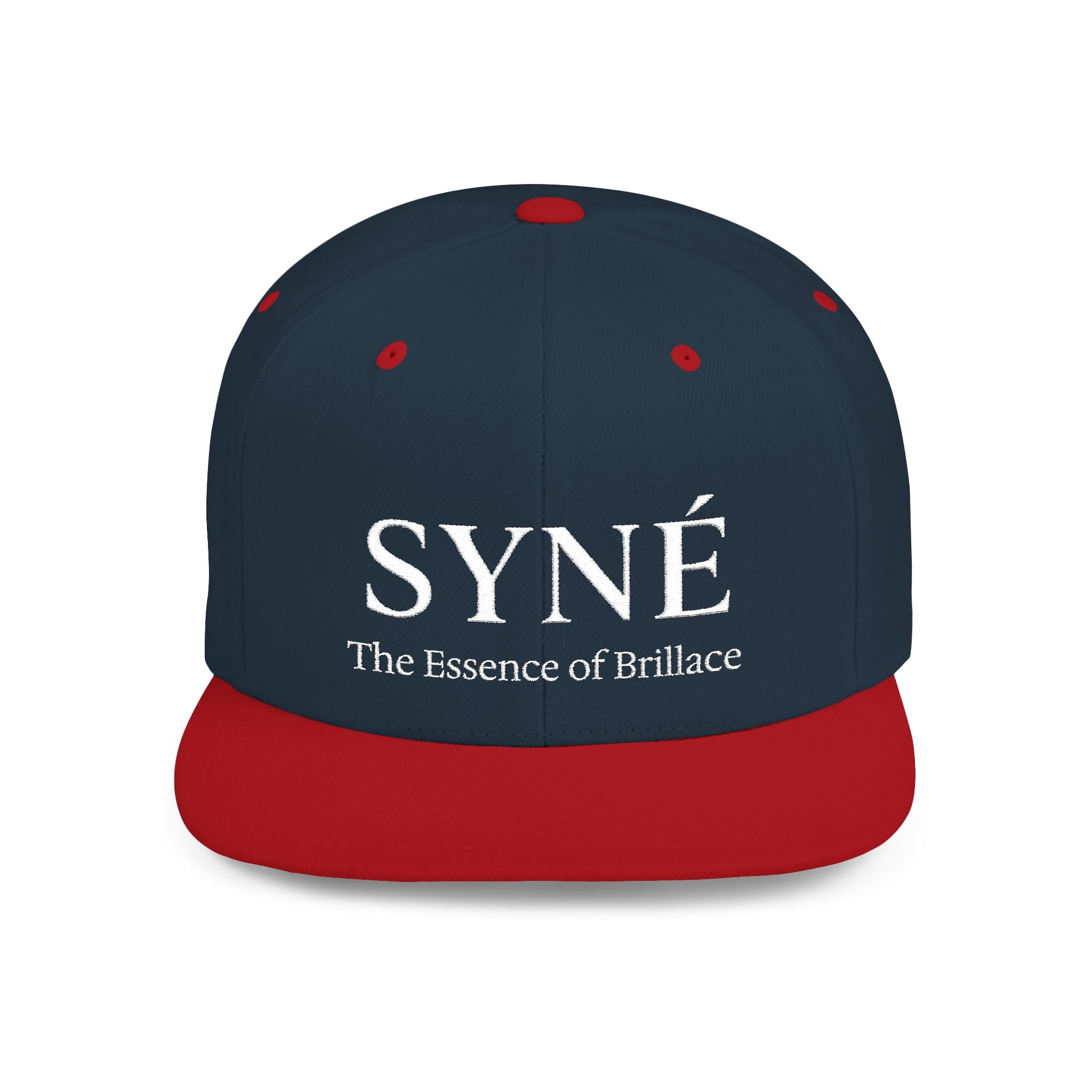 Snapback Hat — SYNÉ "The Essence of Brilliance" Flat Bill Cap