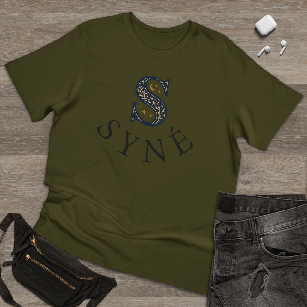 Syne Monogram T-Shirt — 'SYNE' Floral S Design, Balance Motion Purity Back Print