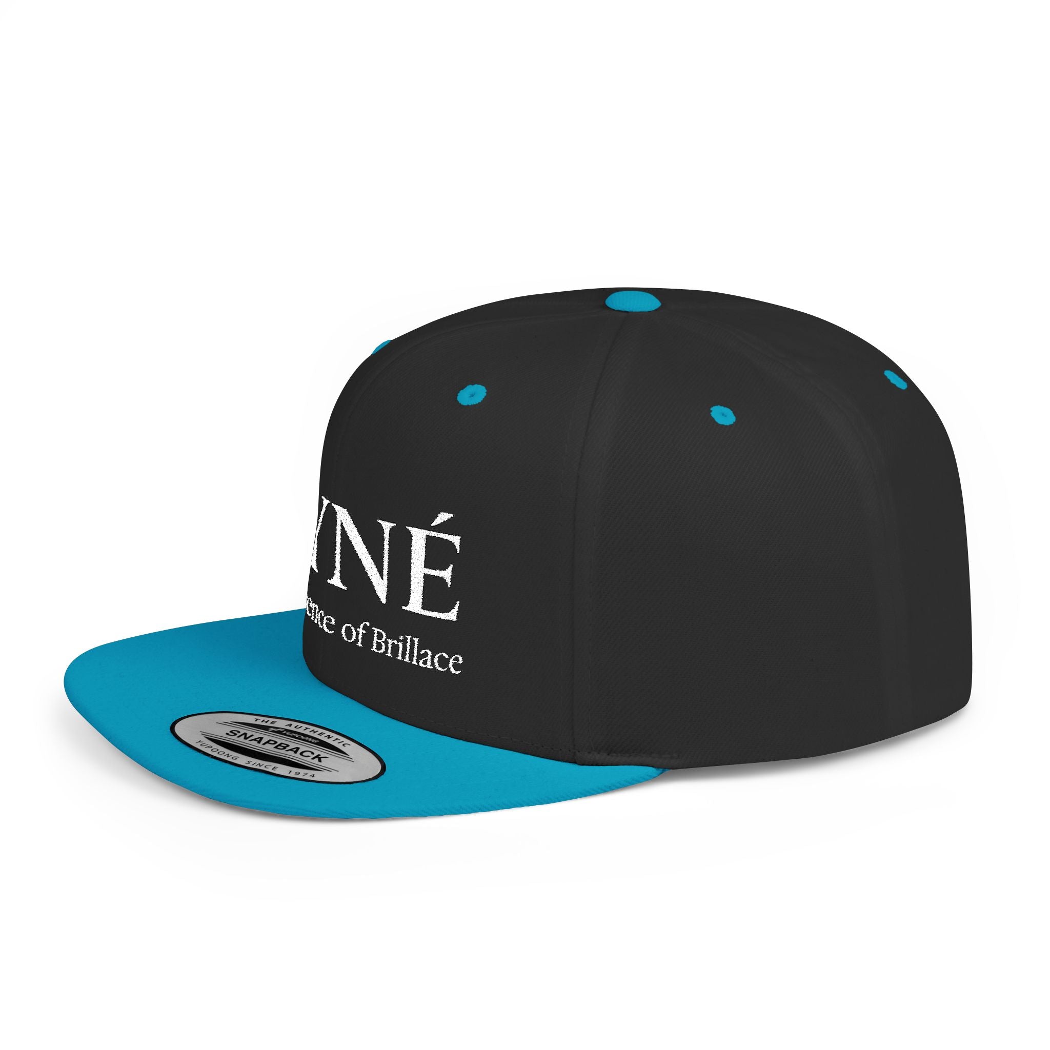 Snapback Hat — SYNÉ "The Essence of Brilliance" Flat Bill Cap