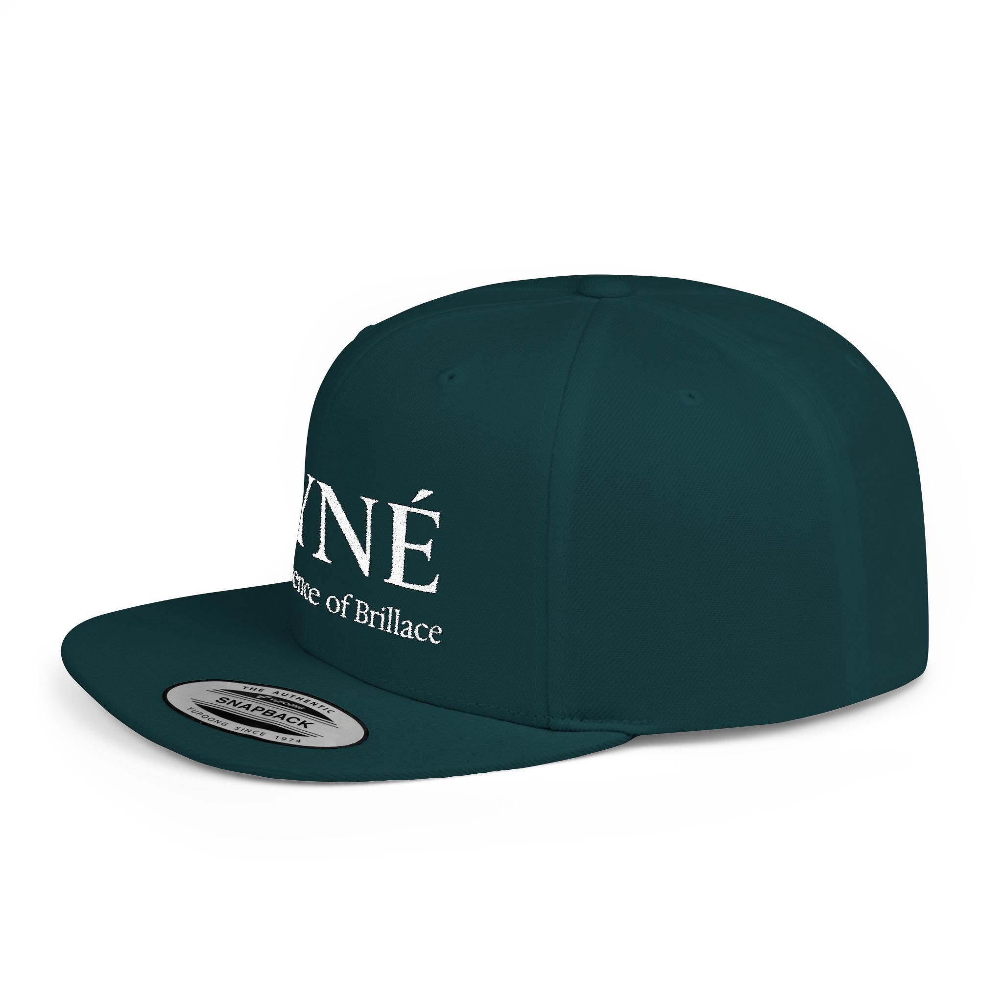 Snapback Hat — SYNÉ "The Essence of Brilliance" Flat Bill Cap