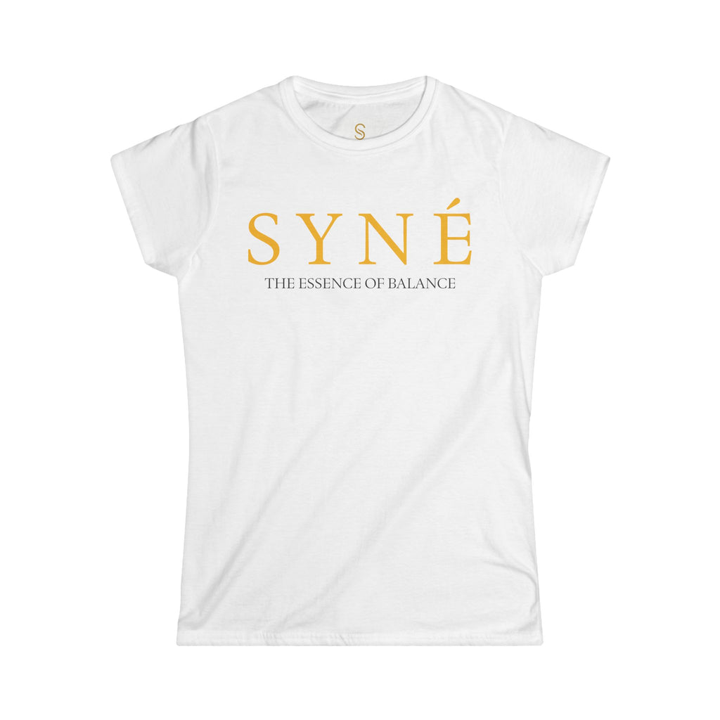 SYNÉ wordmark Tee | minimalist wellness logo t-shirt