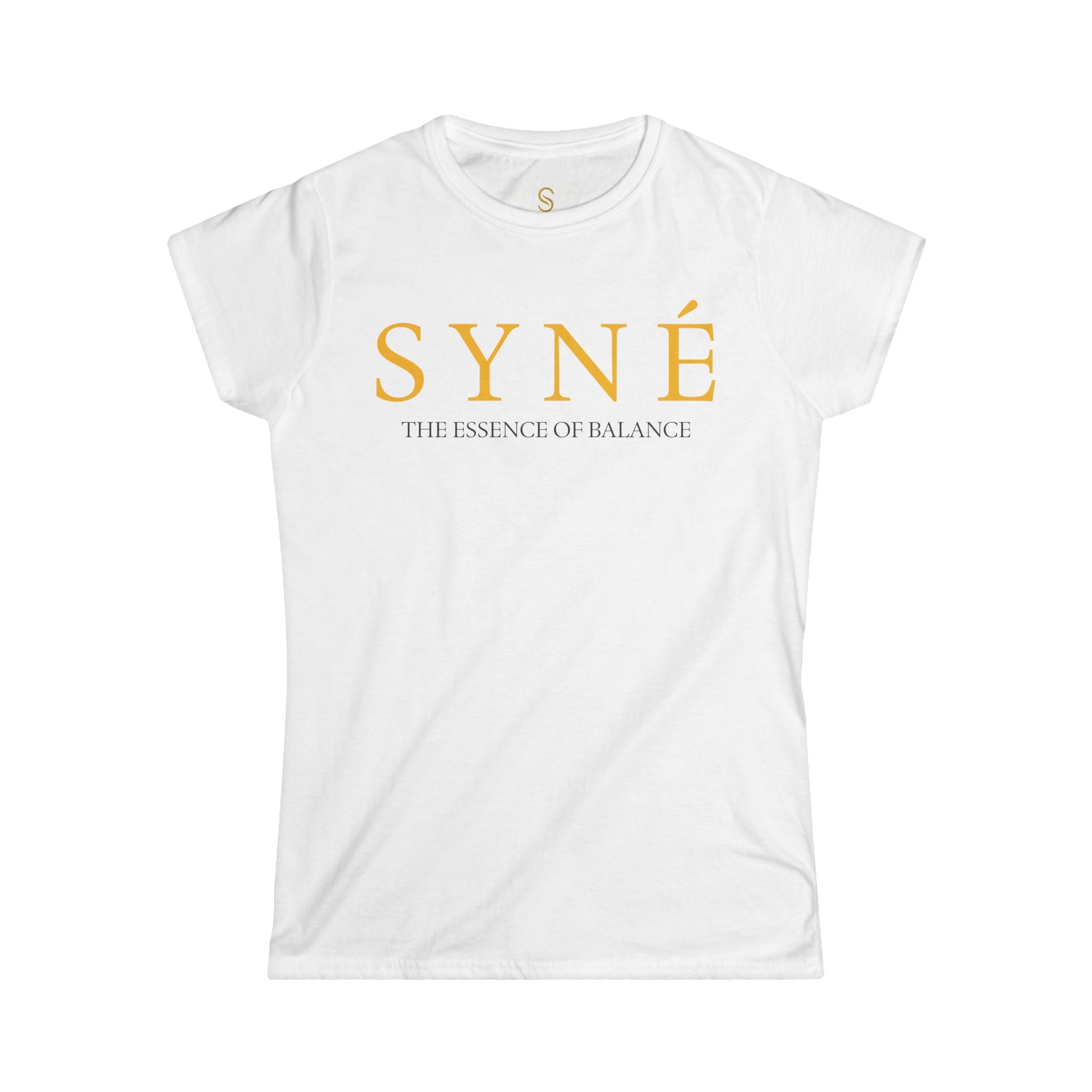 SYNÉ wordmark Tee | minimalist wellness logo t-shirt