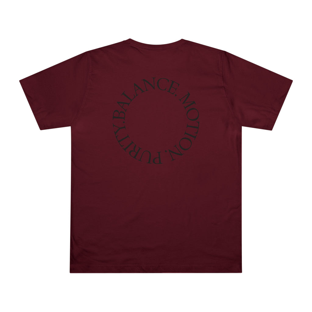 Syne Monogram T-Shirt — 'SYNE' Floral S Design, Balance Motion Purity Back Print