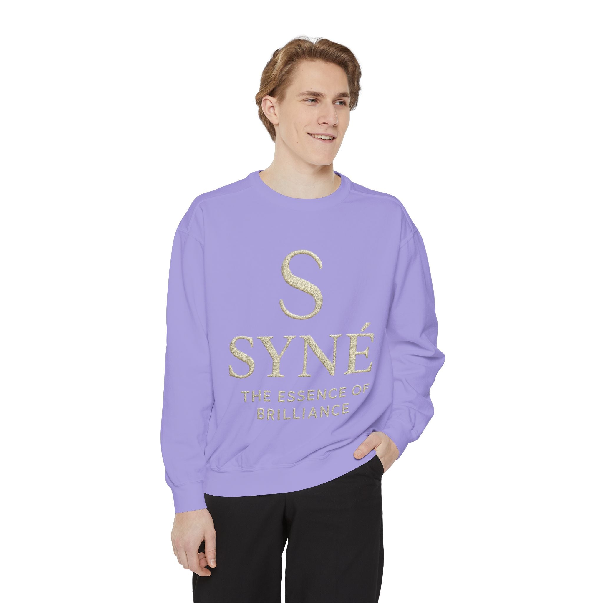 Syné Brilliance Sweatshirt — 'S SYNÉ The Essence of Brilliance' Graphic Sweatshirt