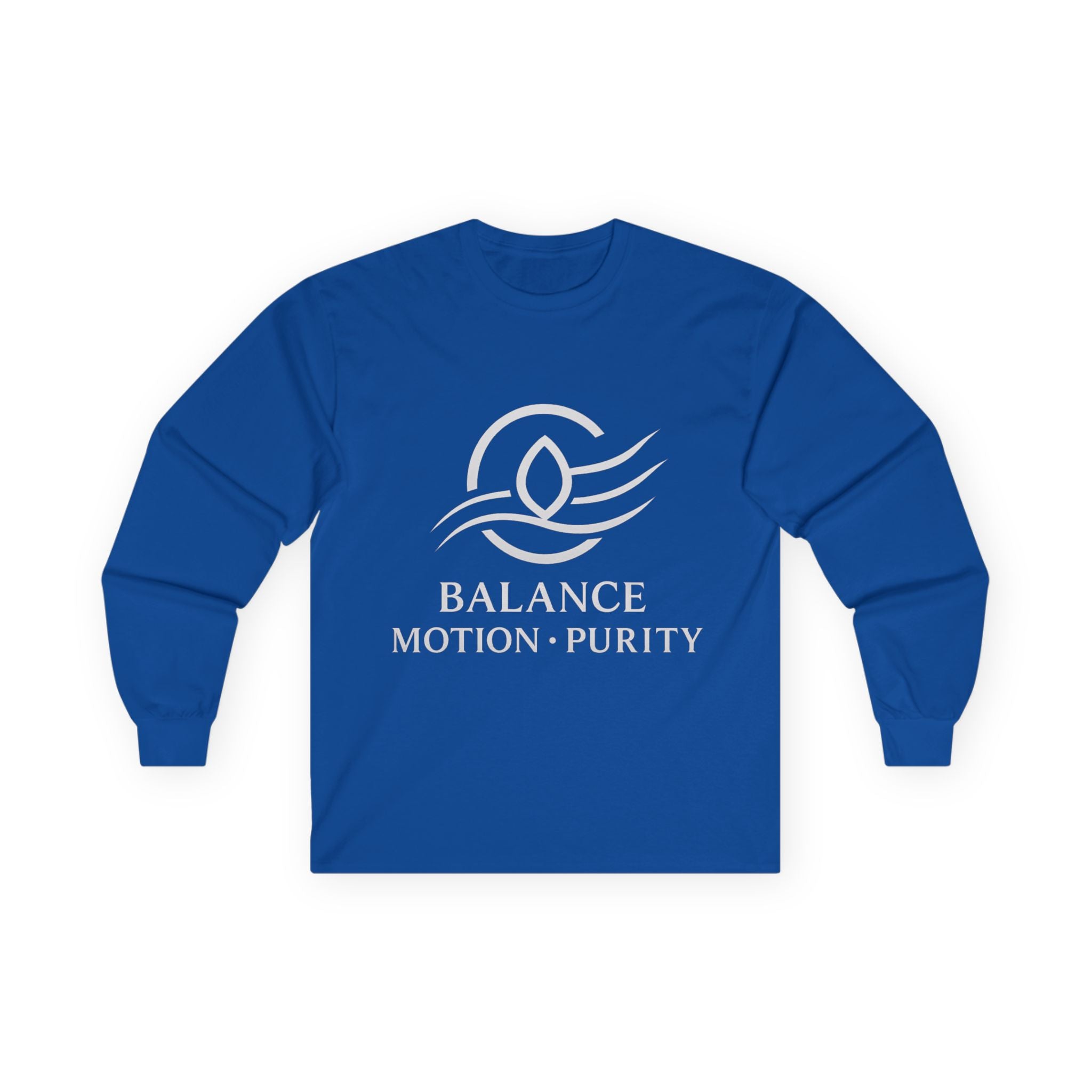 Balance Motion Purity Long Sleeve Tee — SYNÉ Essence of Balance Shirt
