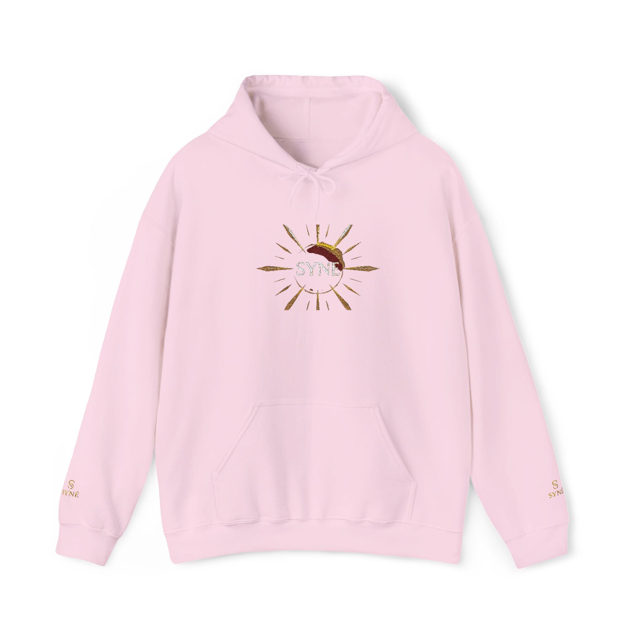 Sunflower Moon Graphic Hoodie — Boho Floral Celestial Sweatshirt