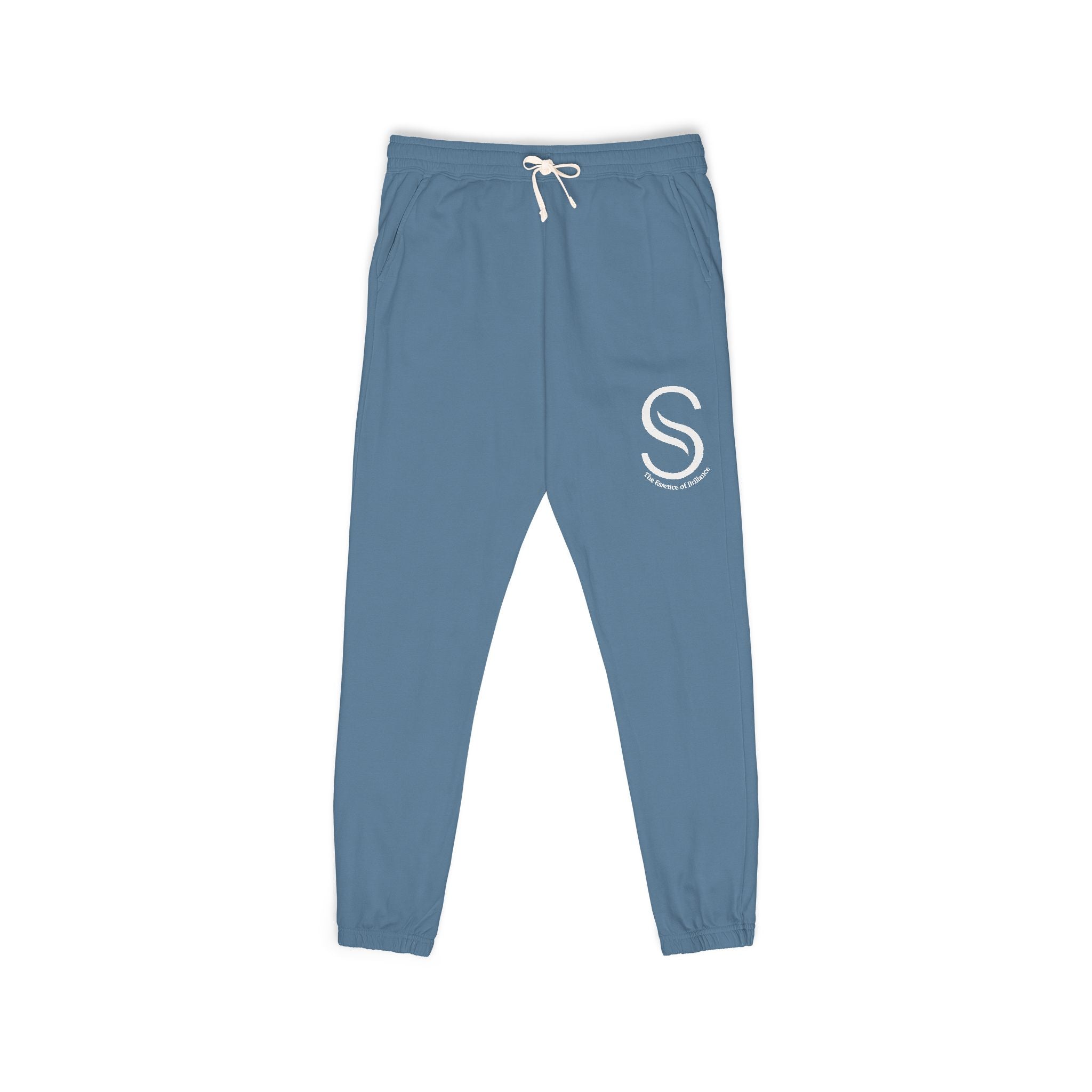 Embroidered 'S' Charcoal Fleece Sweatpants