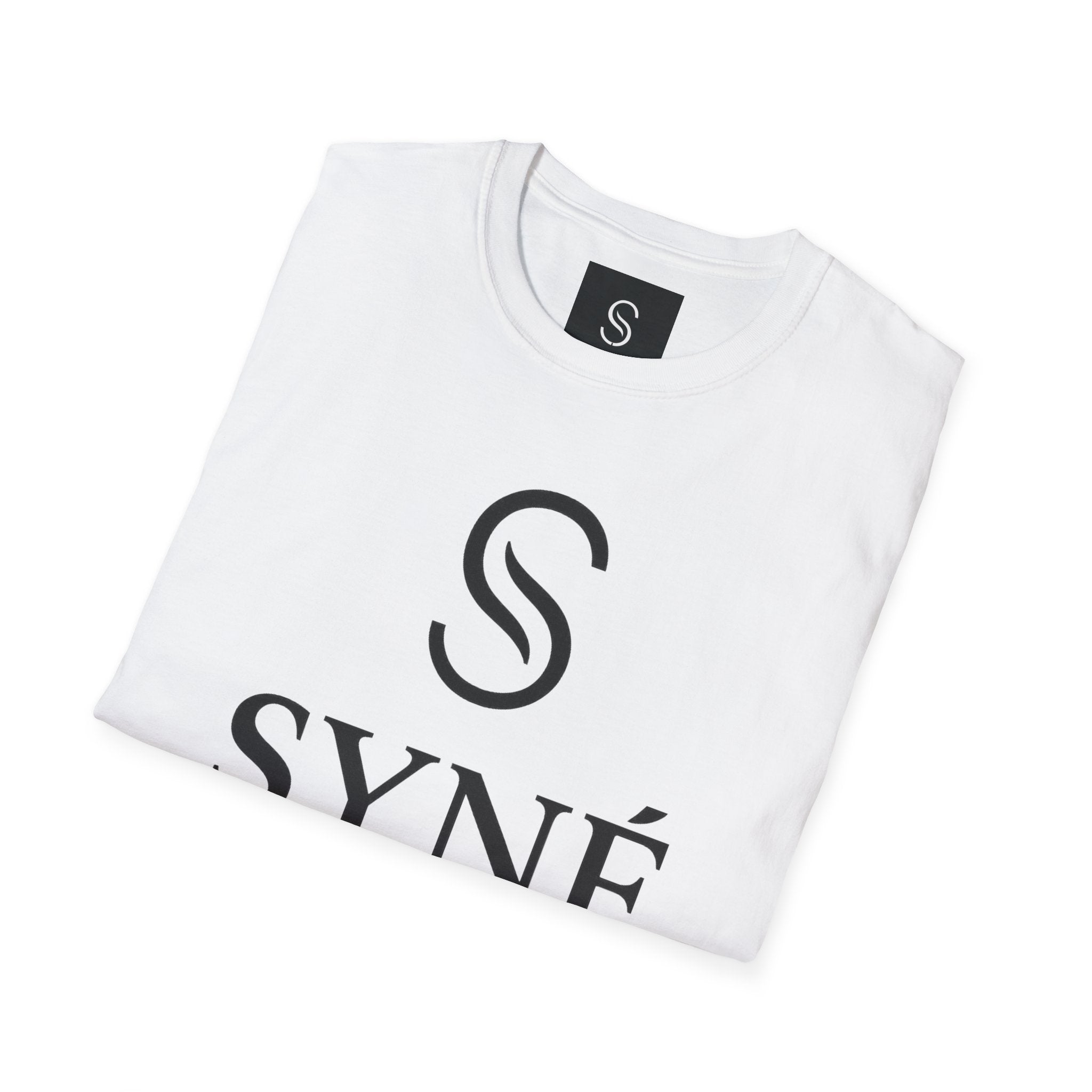 SYNE logo T-Shirt | Minimalist Monogram S Tee
