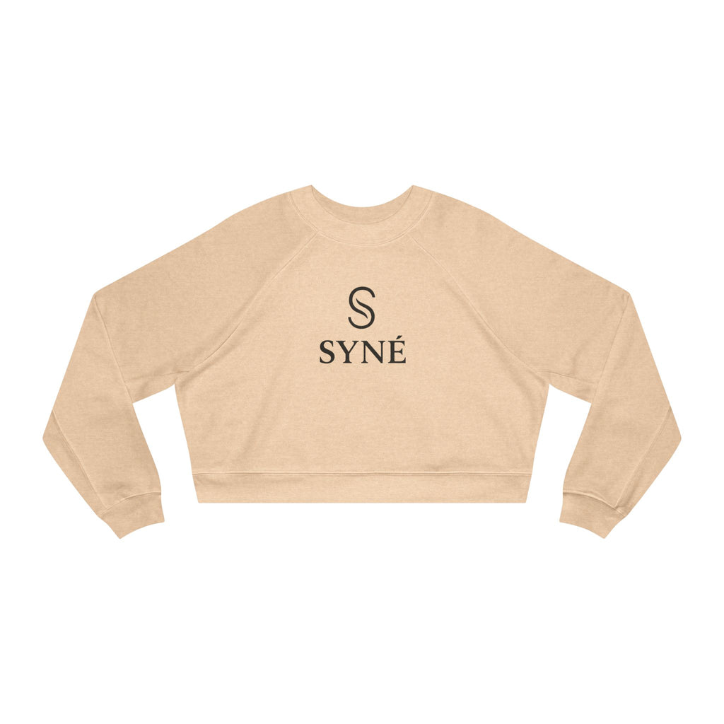 Cropped Pullover — SYNÉ 'Balance. Motion. Purity' Women's Fleece