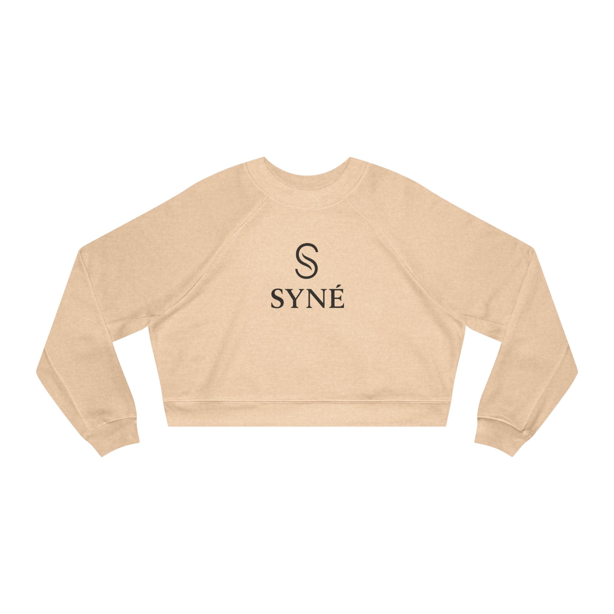 Cropped Pullover — SYNÉ 'Balance. Motion. Purity' Women's Fleece
