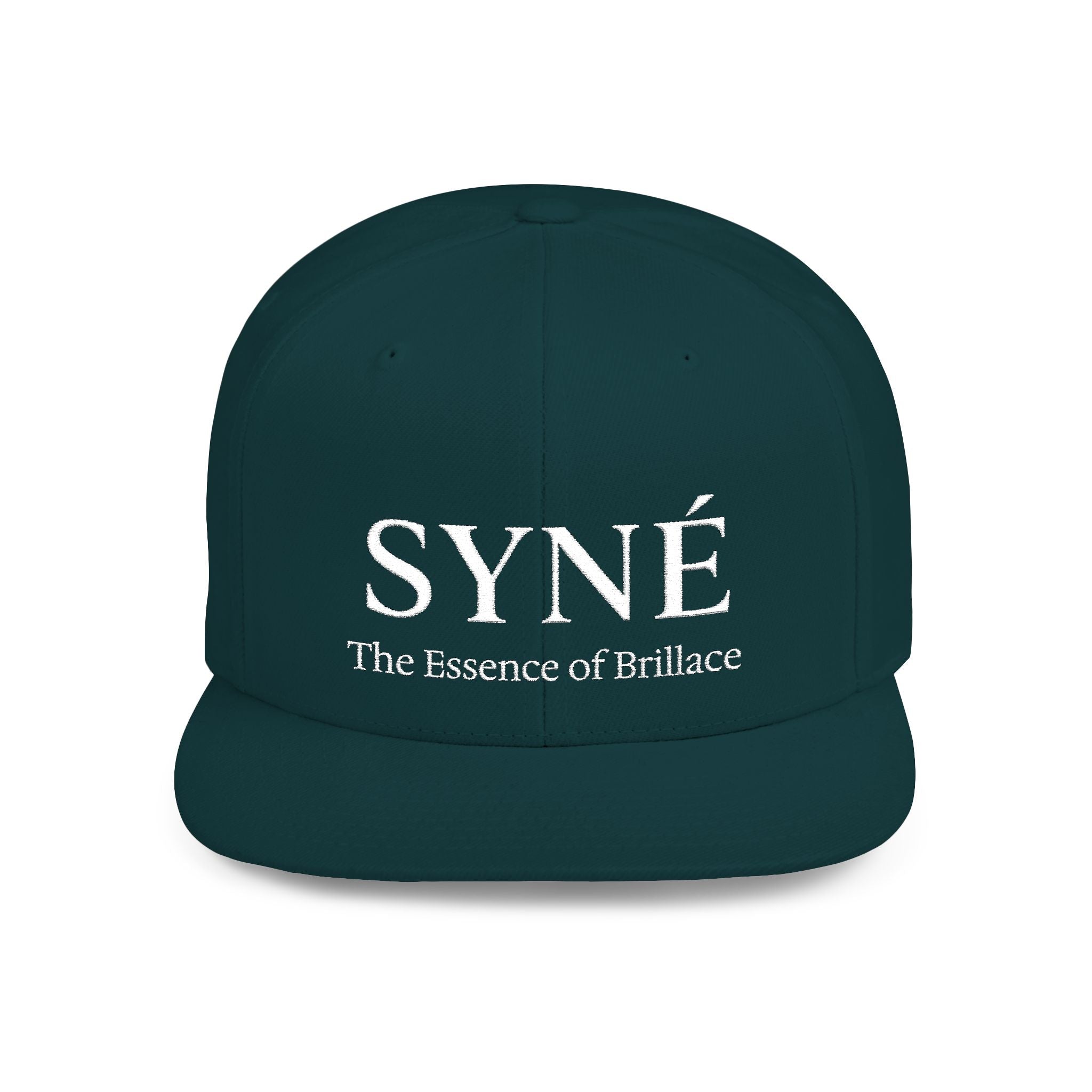 Snapback Hat — SYNÉ "The Essence of Brilliance" Flat Bill Cap