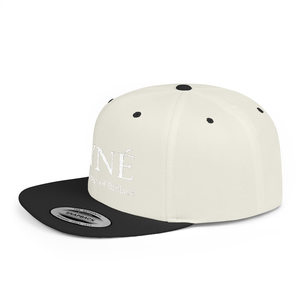 Snapback Hat — SYNÉ "The Essence of Brilliance" Flat Bill Cap