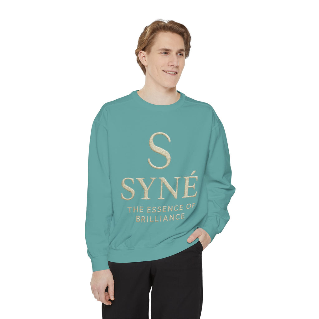 Syné Brilliance Sweatshirt — 'S SYNÉ The Essence of Brilliance' Graphic Sweatshirt