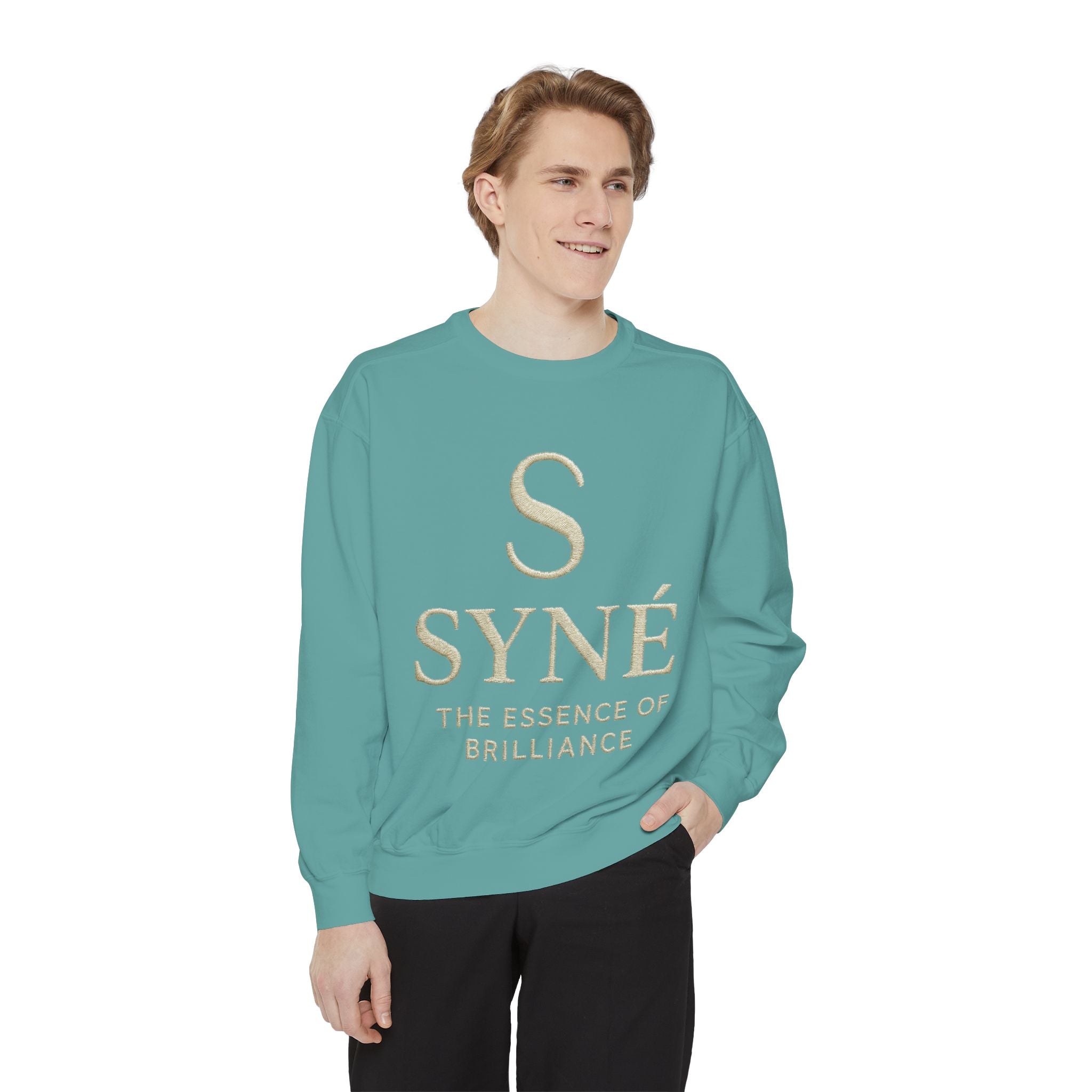 Syné Brilliance Sweatshirt — 'S SYNÉ The Essence of Brilliance' Graphic Sweatshirt
