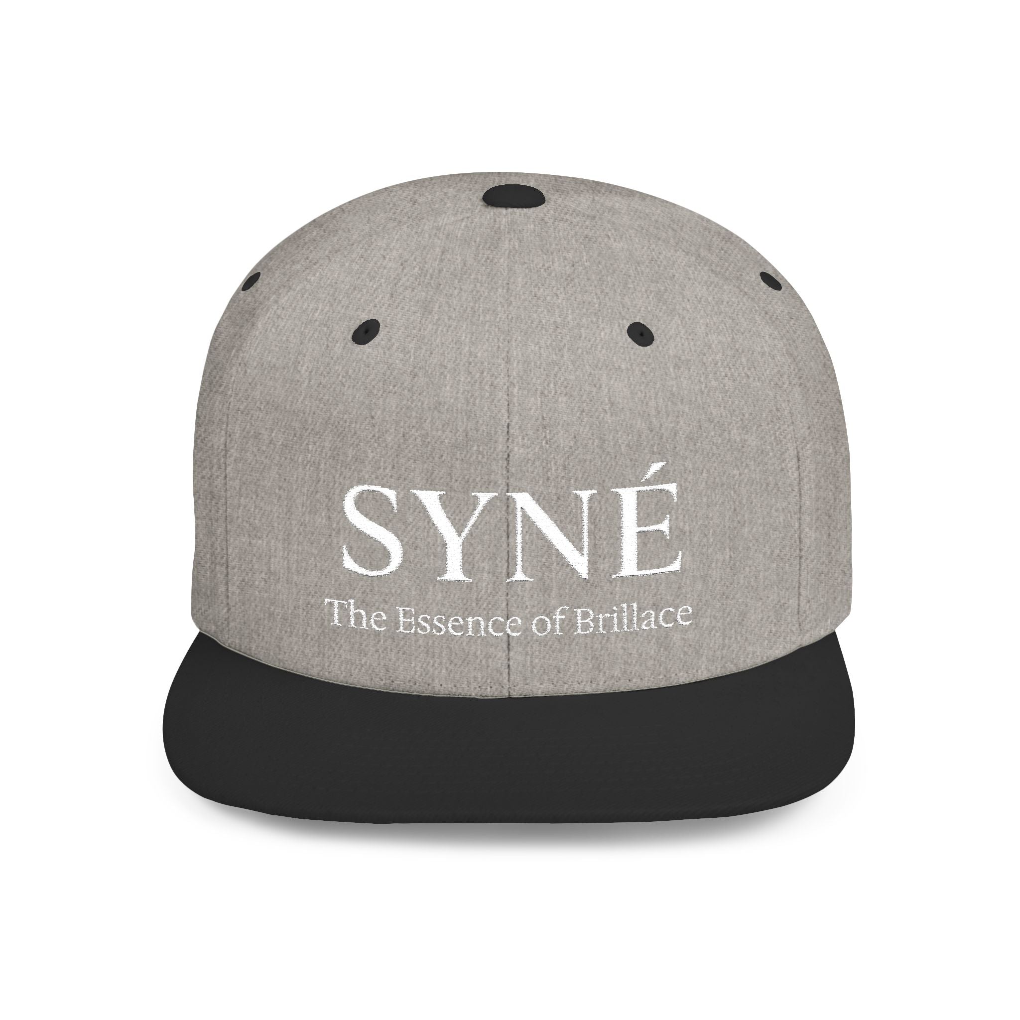 Snapback Hat — SYNÉ "The Essence of Brilliance" Flat Bill Cap