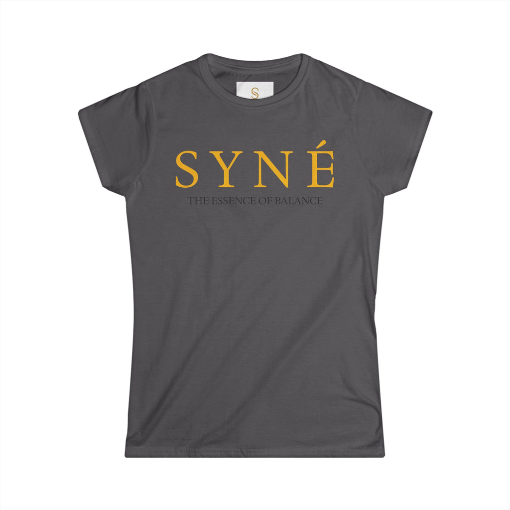 SYNÉ wordmark Tee | minimalist wellness logo t-shirt