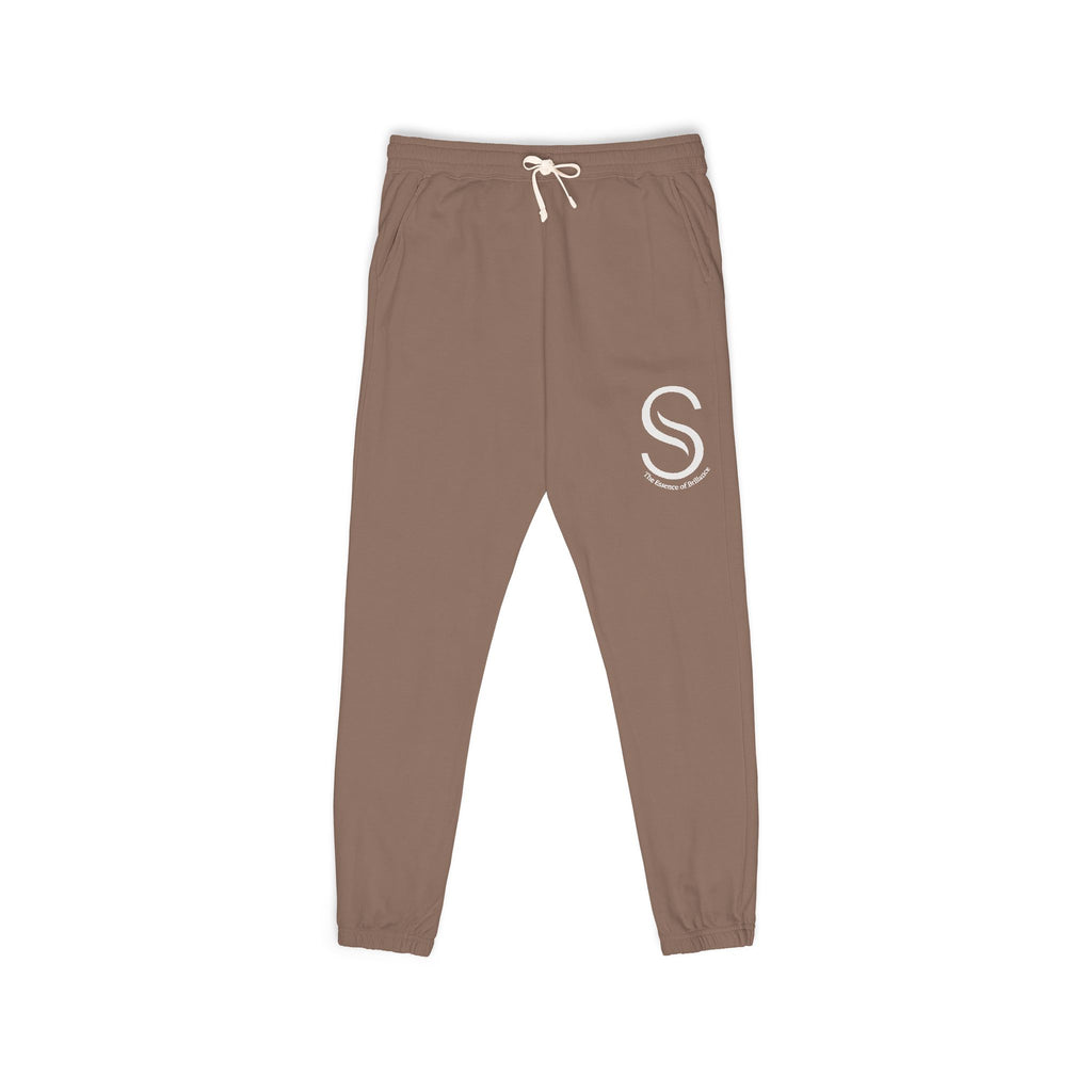 Embroidered 'S' Charcoal Fleece Sweatpants