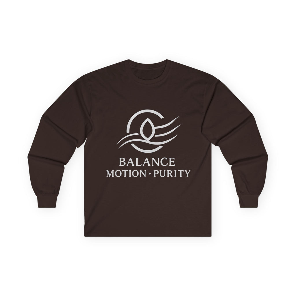 Balance Motion Purity Long Sleeve Tee — SYNÉ Essence of Balance Shirt