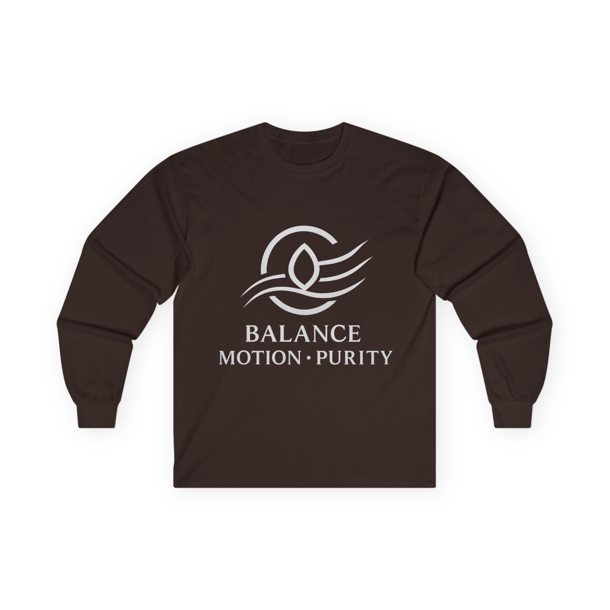 Balance Motion Purity Long Sleeve Tee — SYNÉ Essence of Balance Shirt