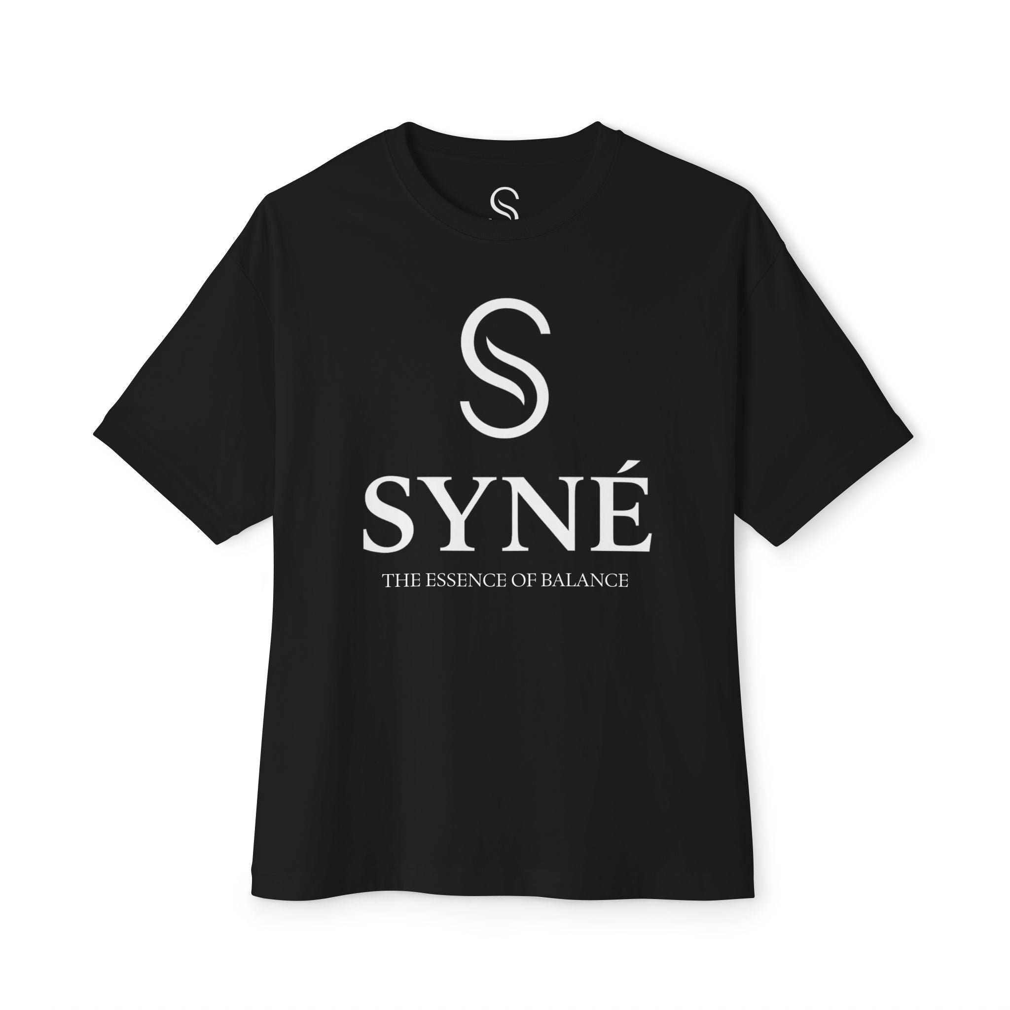 SYNE Minimal Logo Tee | Pink boxy t-shirt