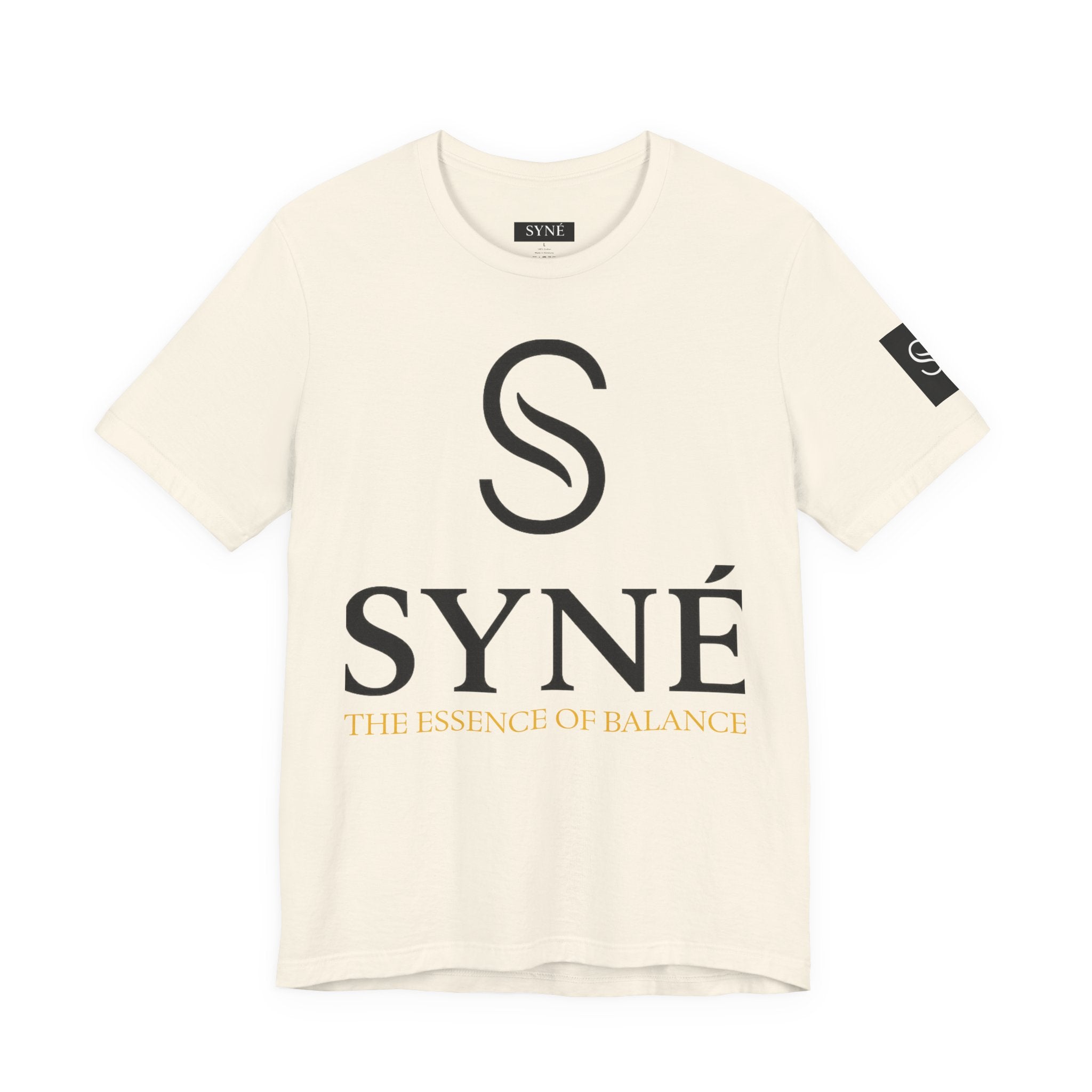 Syné Logo T-Shirt — "The Essence of Balance" Minimalist Tee
