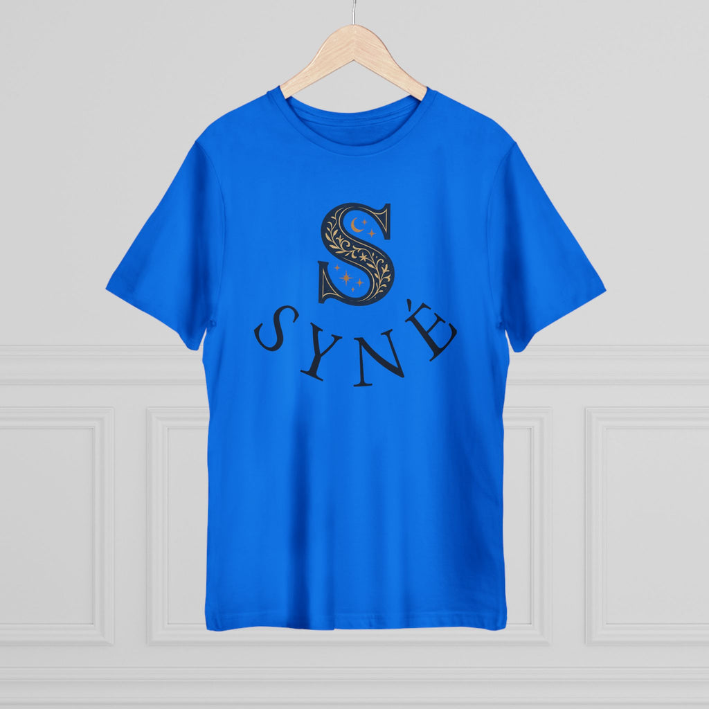 Syne Monogram T-Shirt — 'SYNE' Floral S Design, Balance Motion Purity Back Print