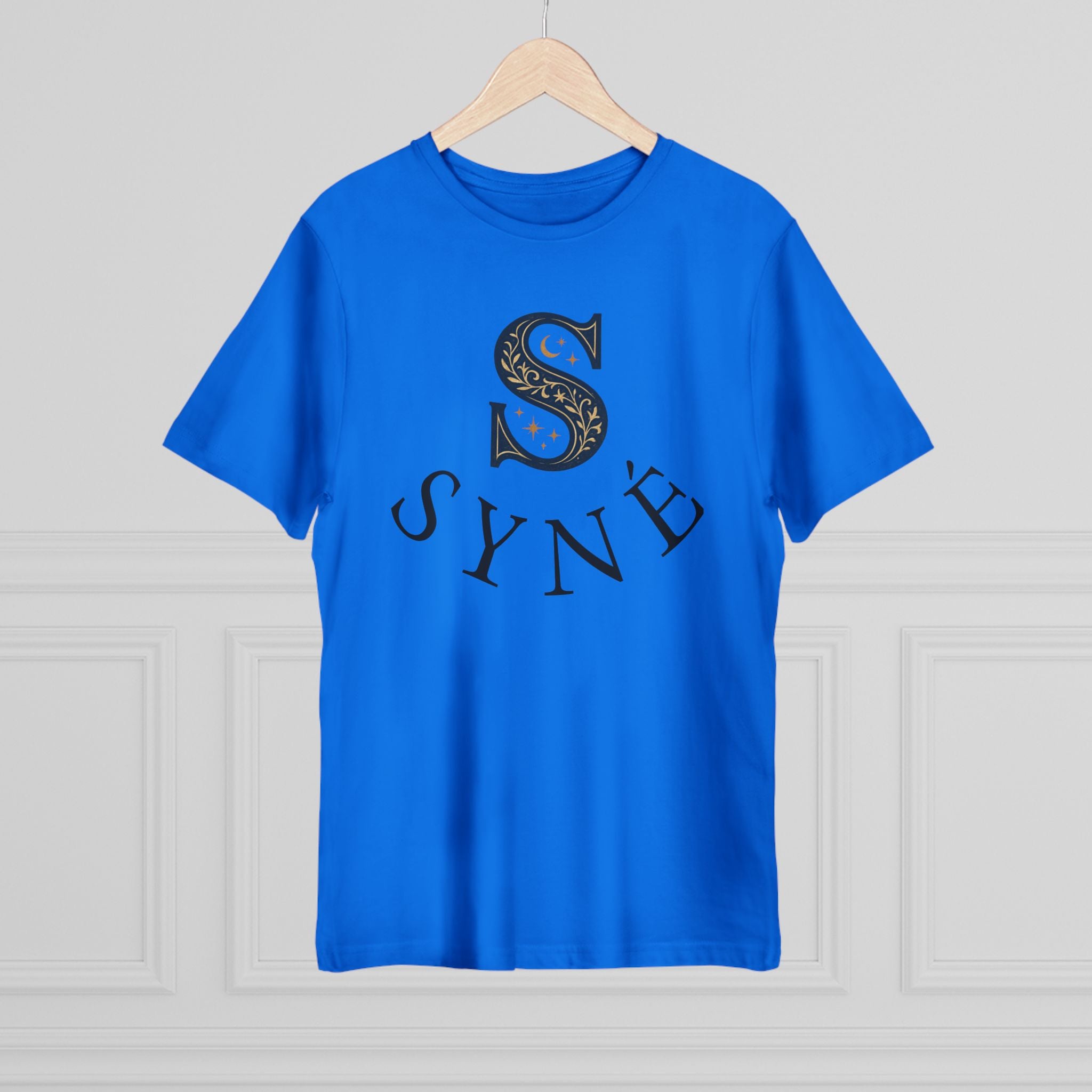 Syne Monogram T-Shirt — 'SYNE' Floral S Design, Balance Motion Purity Back Print