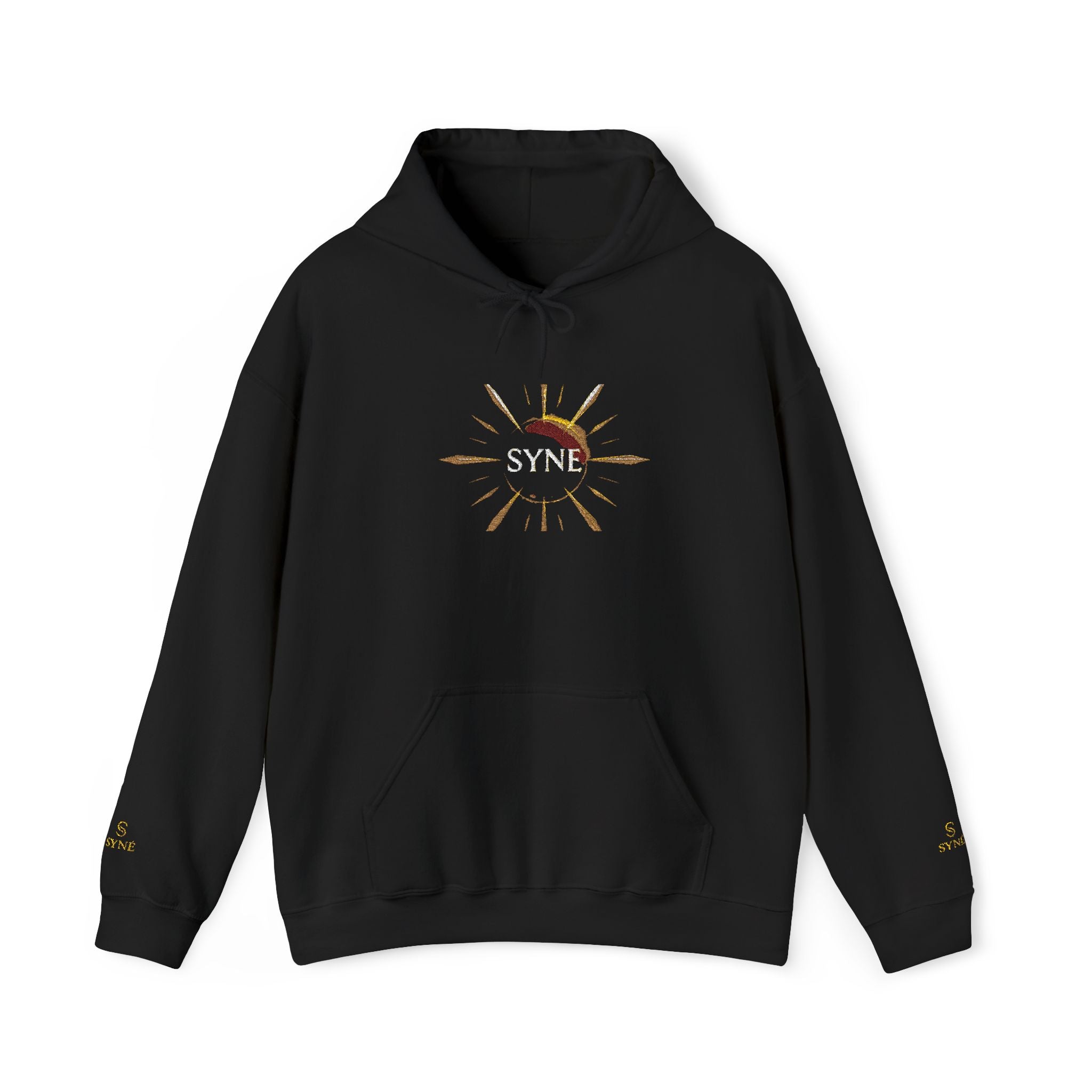 Sunflower Moon Graphic Hoodie — Boho Floral Celestial Sweatshirt