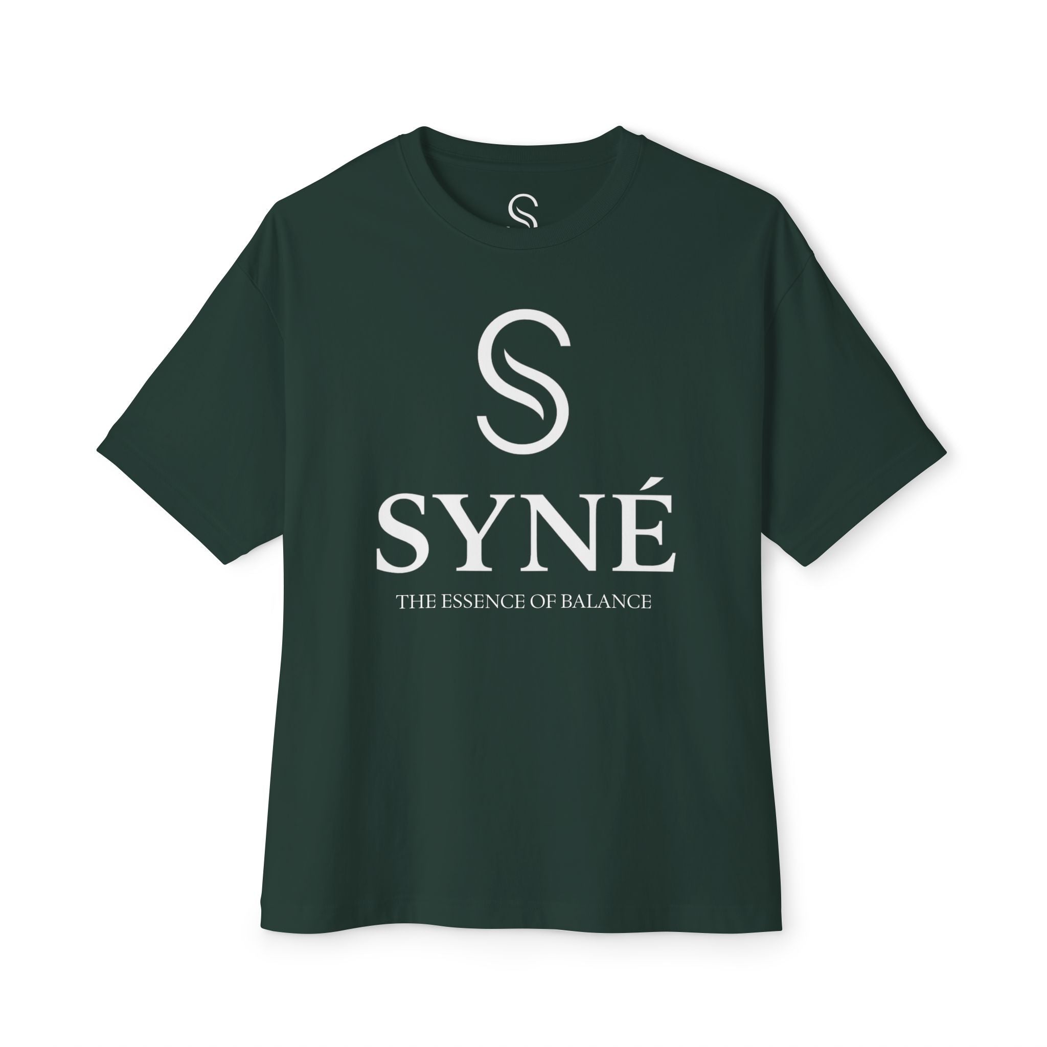 SYNE Minimal Logo Tee | Pink boxy t-shirt